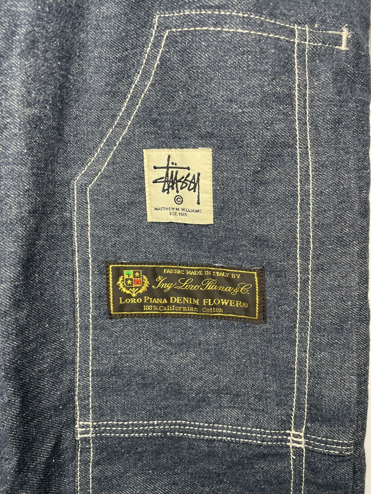 Loro Piana Matthew Williams x Stussy x Loro Piana Denim Dress Size XS / US 0-2 / IT 36-38 - 4 Thumbnail