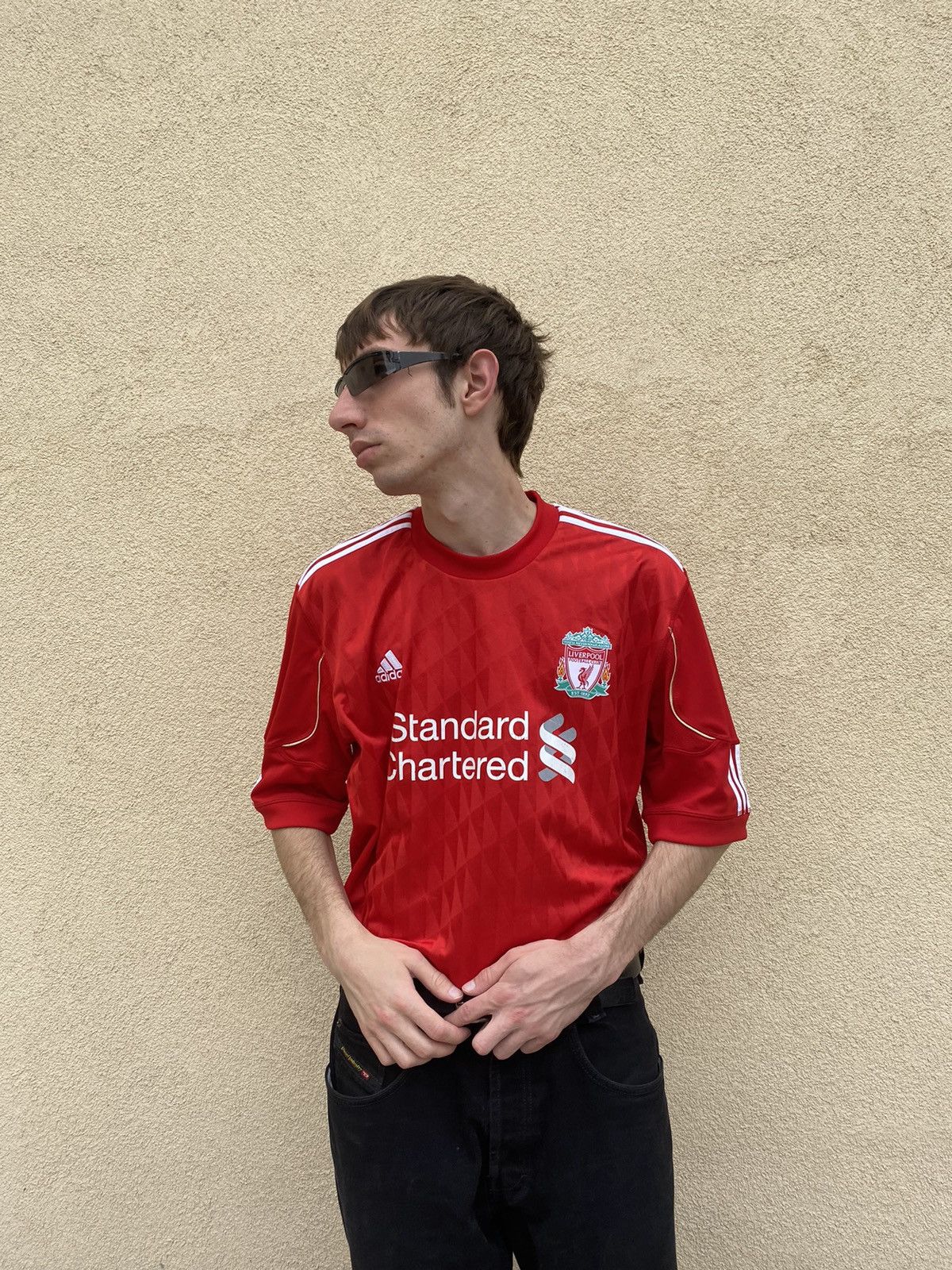 Adidas Vintage BLOKCORE Liverpool Adidas 2011 2012 jersey Size US XL / EU 56 / 4 - 10 Thumbnail
