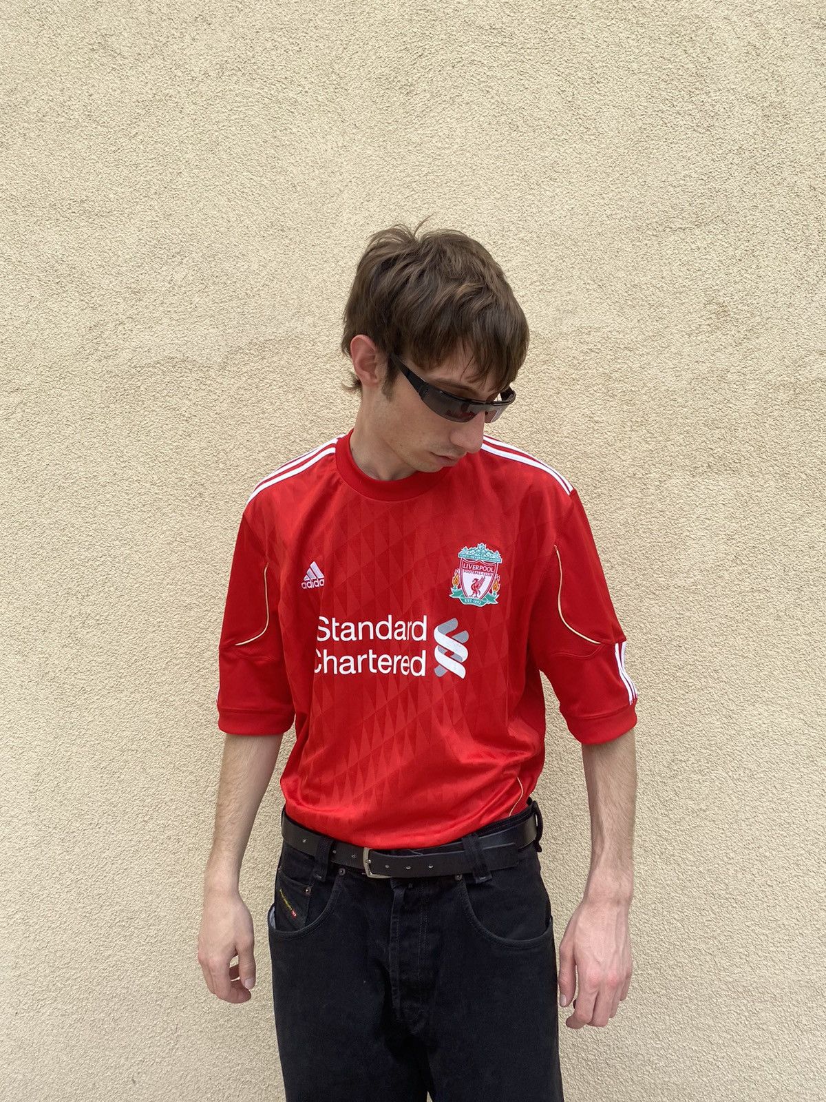 Adidas Vintage BLOKCORE Liverpool Adidas 2011 2012 jersey Size US XL / EU 56 / 4 - 9 Thumbnail