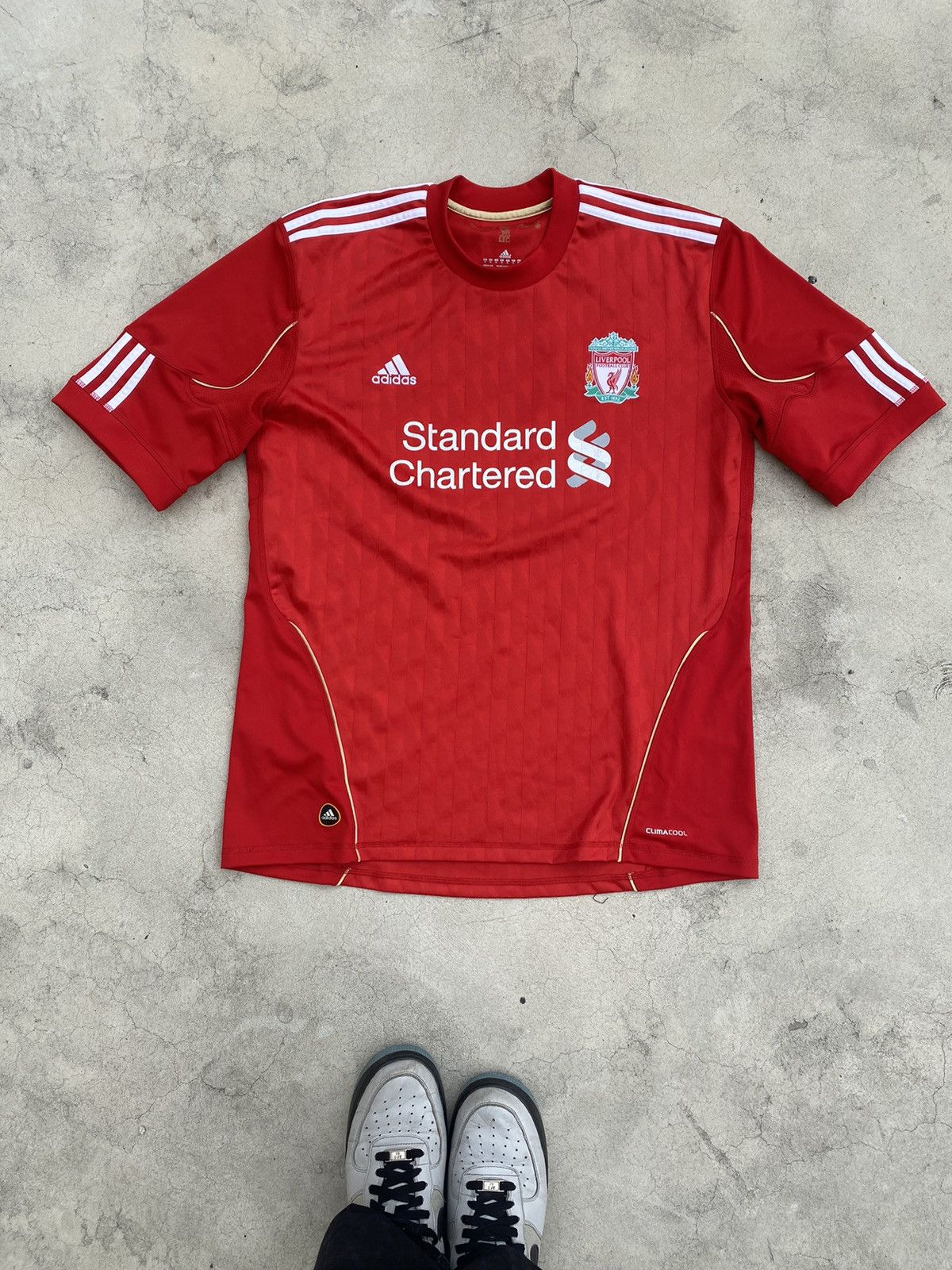 Adidas Vintage BLOKCORE Liverpool Adidas 2011 2012 jersey Size US XL / EU 56 / 4 - 5 Thumbnail
