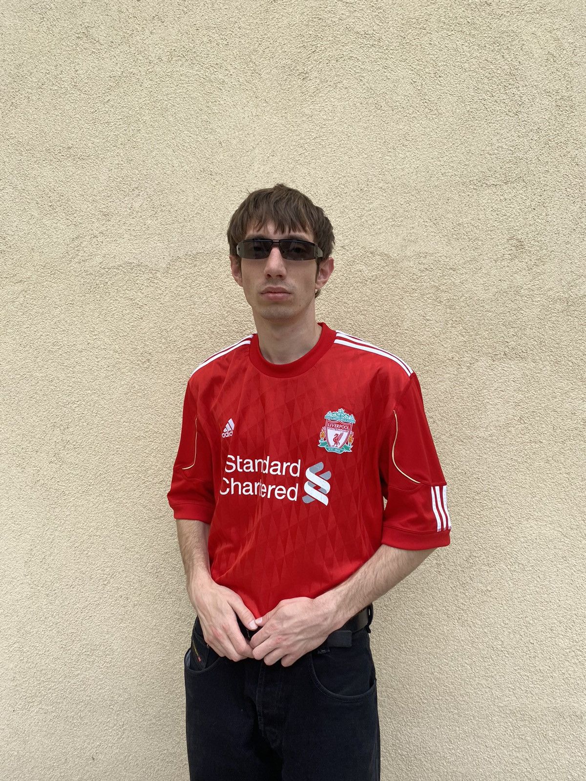 Adidas Vintage BLOKCORE Liverpool Adidas 2011 2012 jersey Size US XL / EU 56 / 4 - 3 Thumbnail