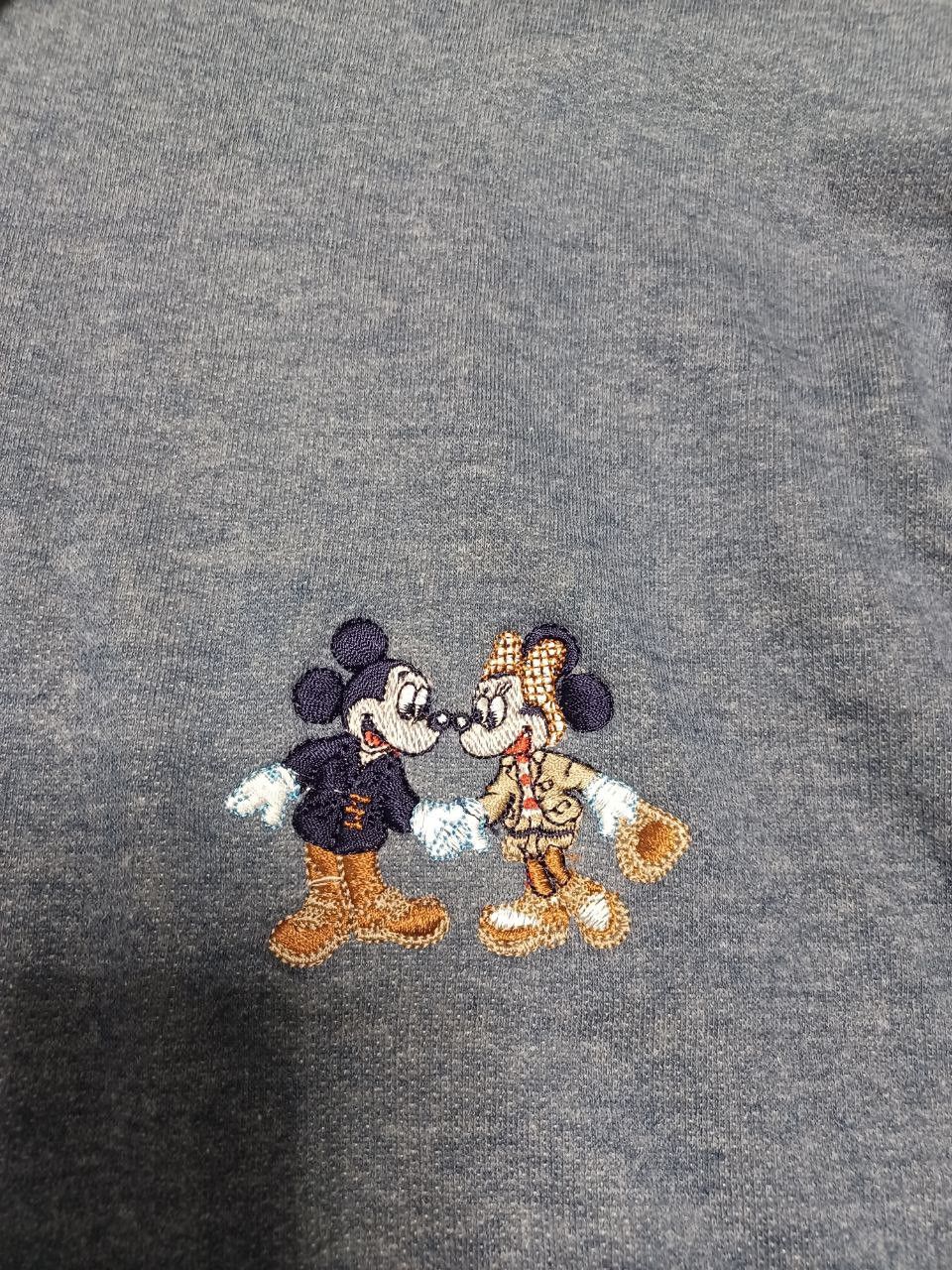Disney 80-s 90-s vintage warm rugby hoodie biglogo Mickey Mouse Size US XL / EU 56 / 4 - 3 Thumbnail