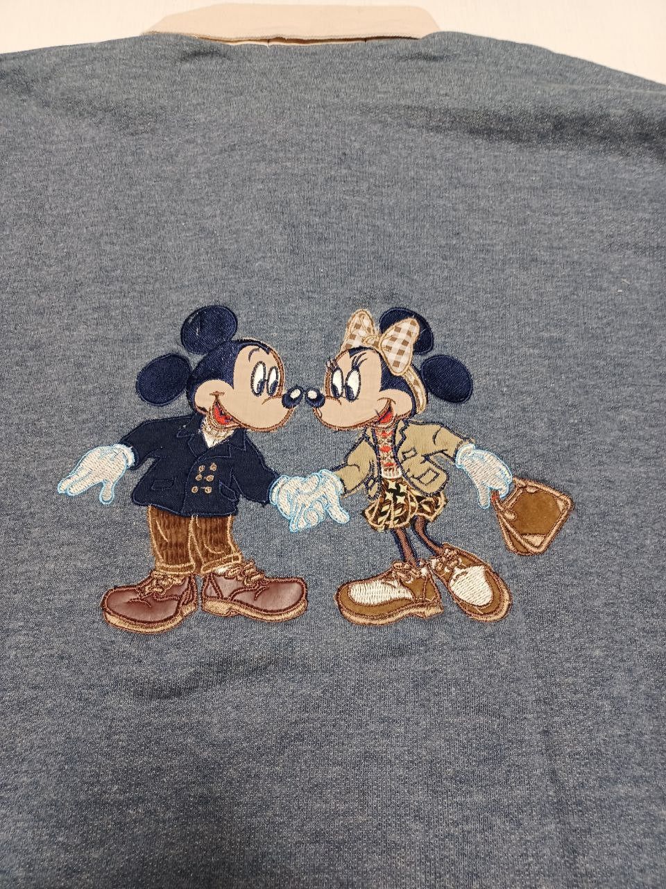 Disney 80-s 90-s vintage warm rugby hoodie biglogo Mickey Mouse Size US XL / EU 56 / 4 - 4 Thumbnail