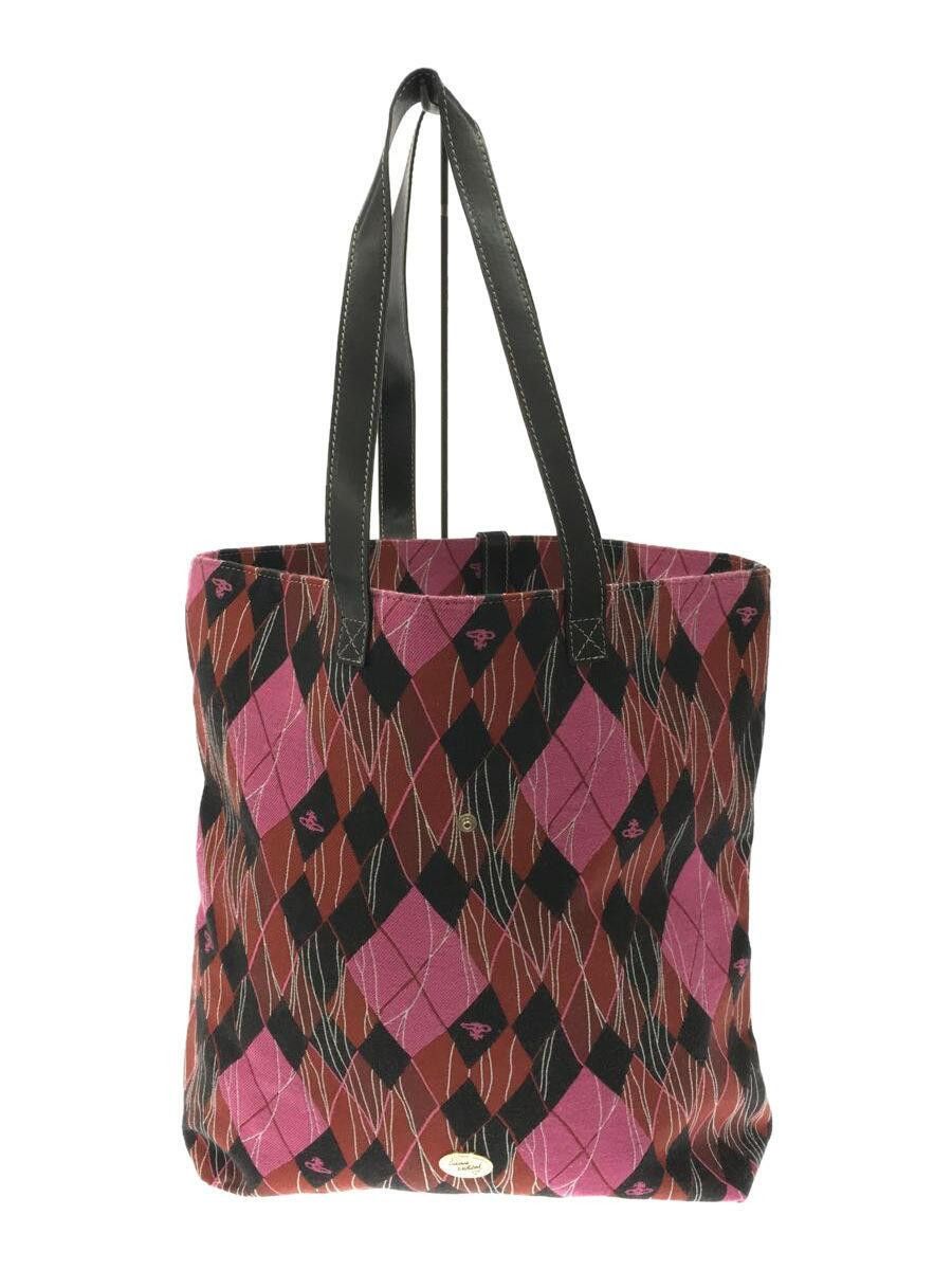 Vivienne Westwood Diamond Argyle Orb Tote Bag Size ONE SIZE - 1 Thumbnail