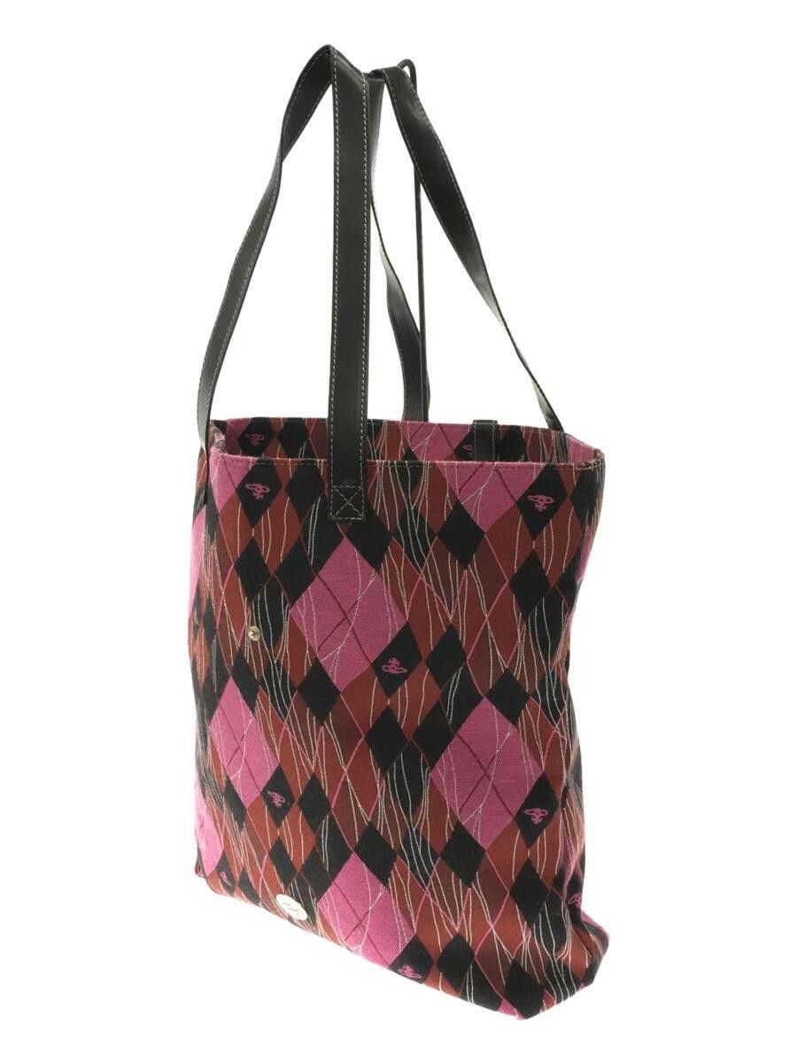 Vivienne Westwood Diamond Argyle Orb Tote Bag Size ONE SIZE - 2 Thumbnail