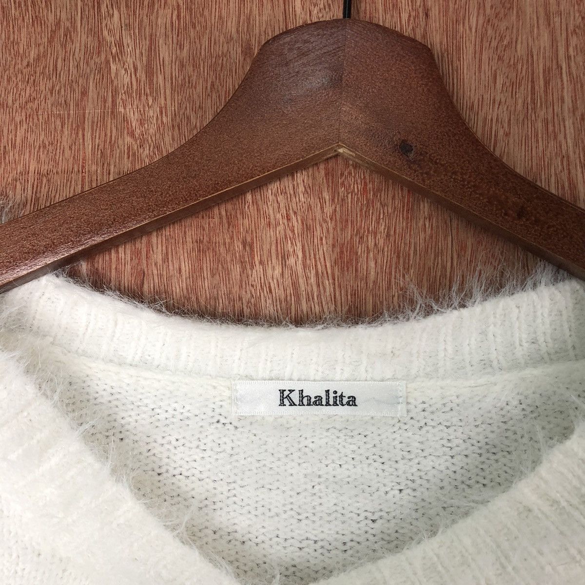 Aran Isles Knitwear Khalita White Shag Shaggy Fur Mohair Knitwear #6597 Size US M / EU 48-50 / 2 - 6 Thumbnail