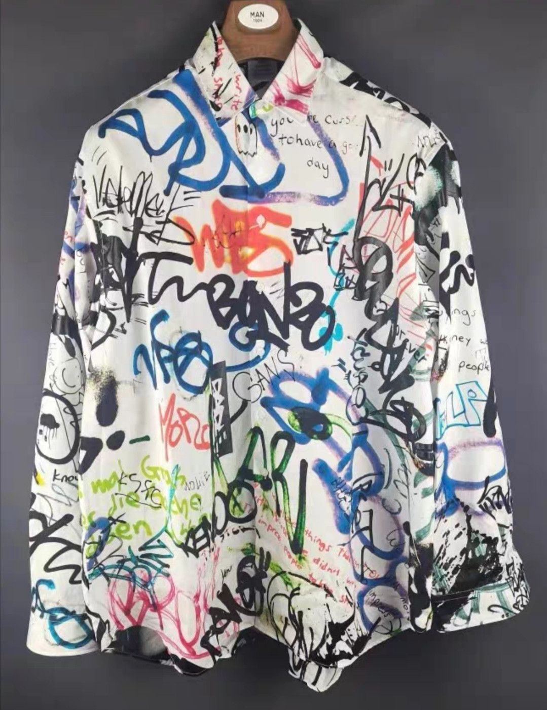 Vetements Vetements VTM Graffiti OS Loose T-shirt Size US S / EU 44-46 / 1 - 1 Thumbnail