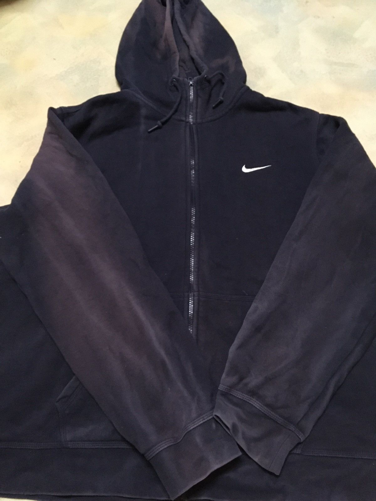 Nike Nike Small Logo Zipper Hoodie Sun Faded Size US XL / EU 56 / 4 - 13 Thumbnail