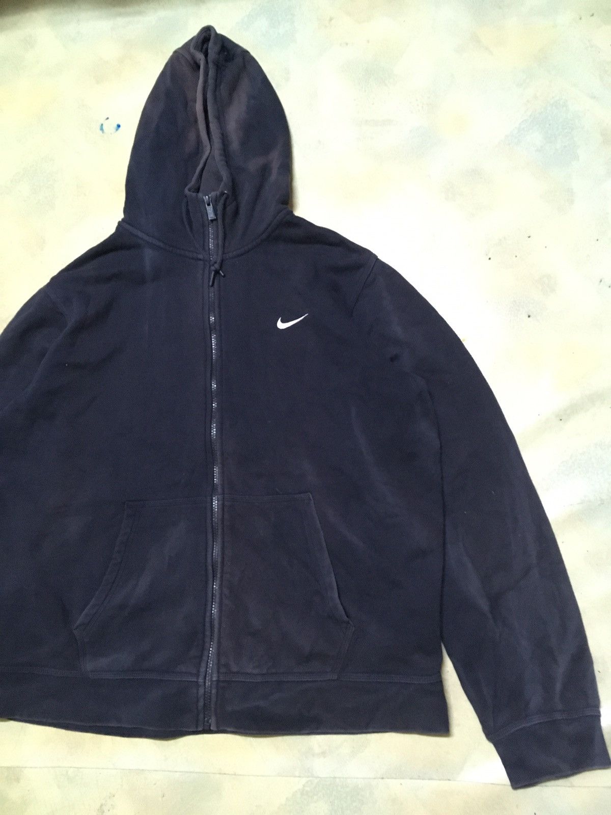 Nike Nike Small Logo Zipper Hoodie Sun Faded Size US XL / EU 56 / 4 - 5 Thumbnail
