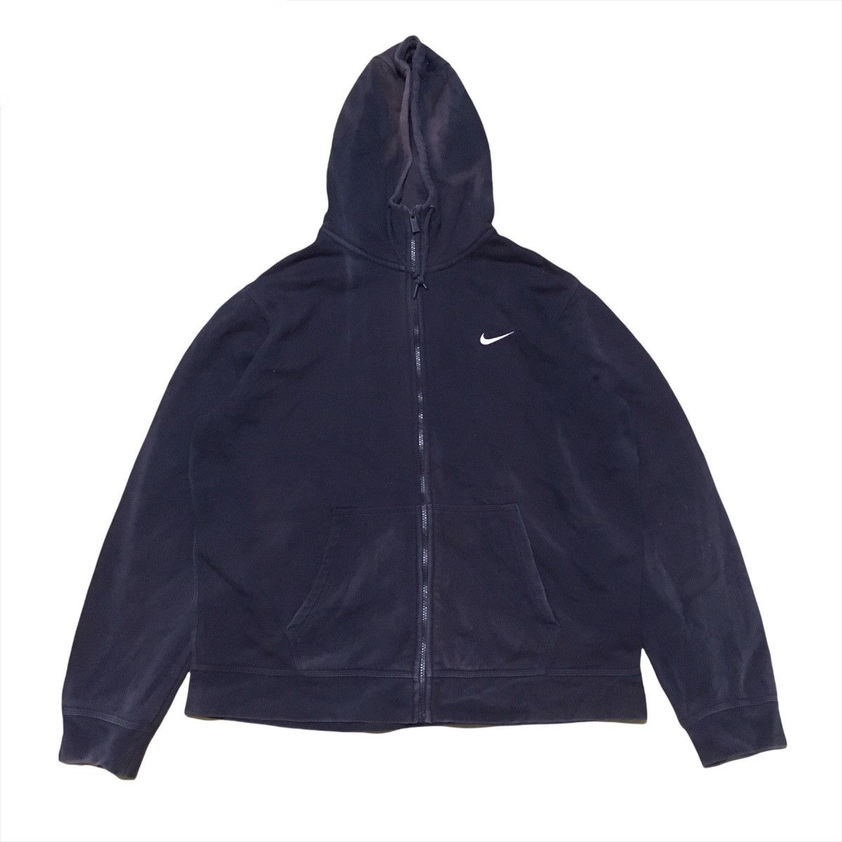 Nike Nike Small Logo Zipper Hoodie Sun Faded Size US XL / EU 56 / 4 - 1 Thumbnail