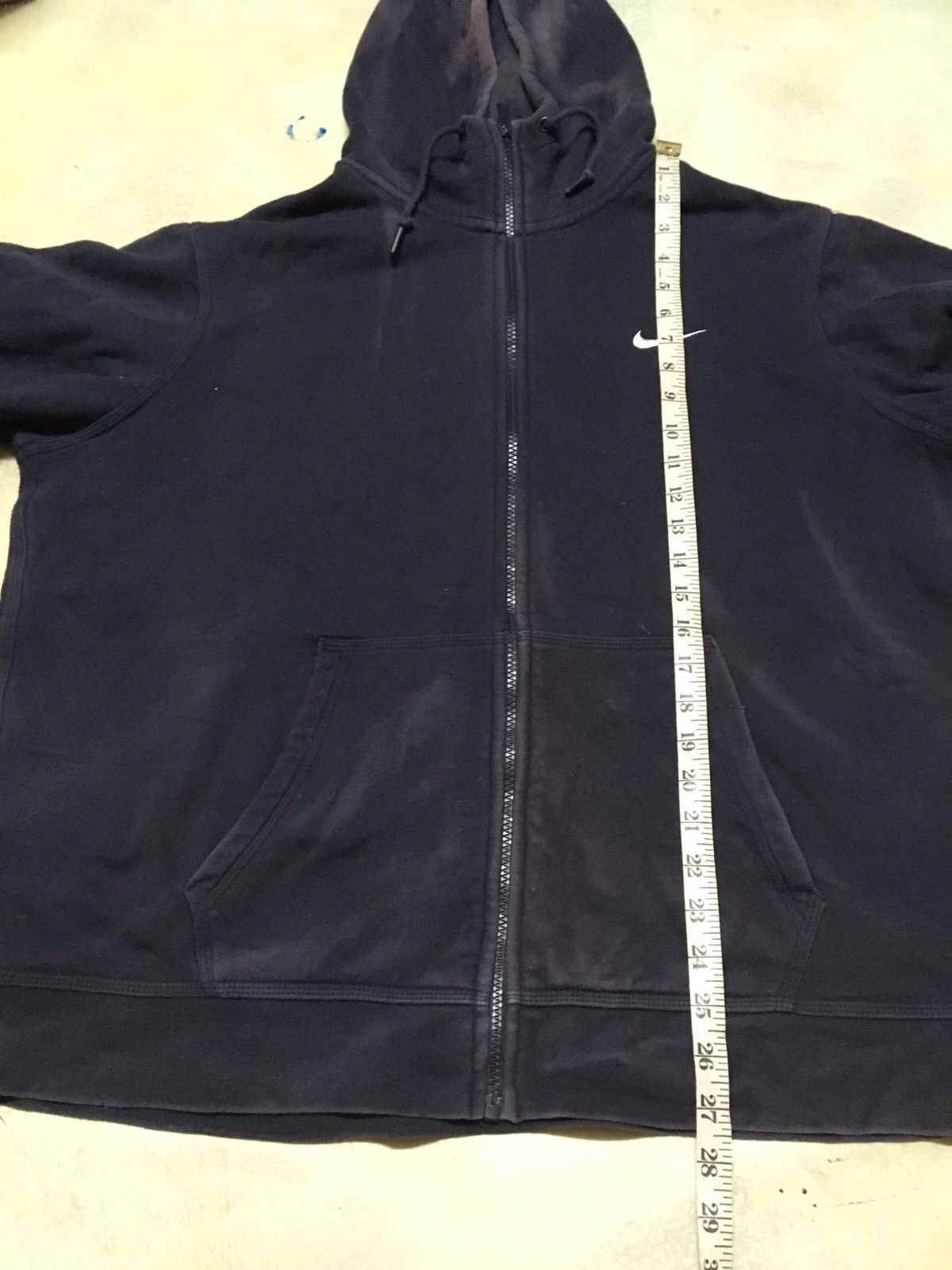 Nike Nike Small Logo Zipper Hoodie Sun Faded Size US XL / EU 56 / 4 - 11 Thumbnail