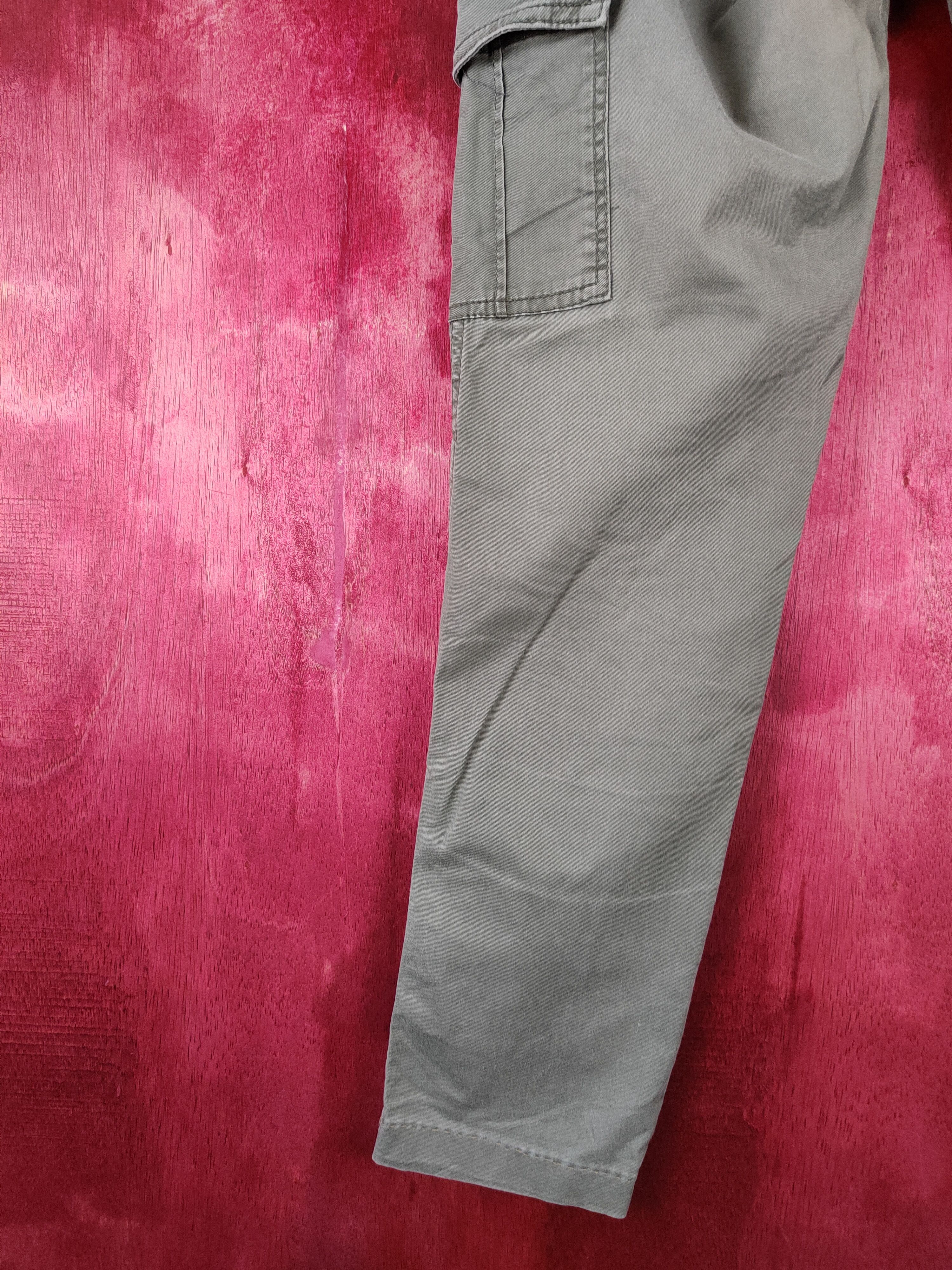 Japanese Brand X'tyle Army Green Multi Pocket Tactical Cargo Pants #S435 Size US 34 / EU 50 - 10 Thumbnail
