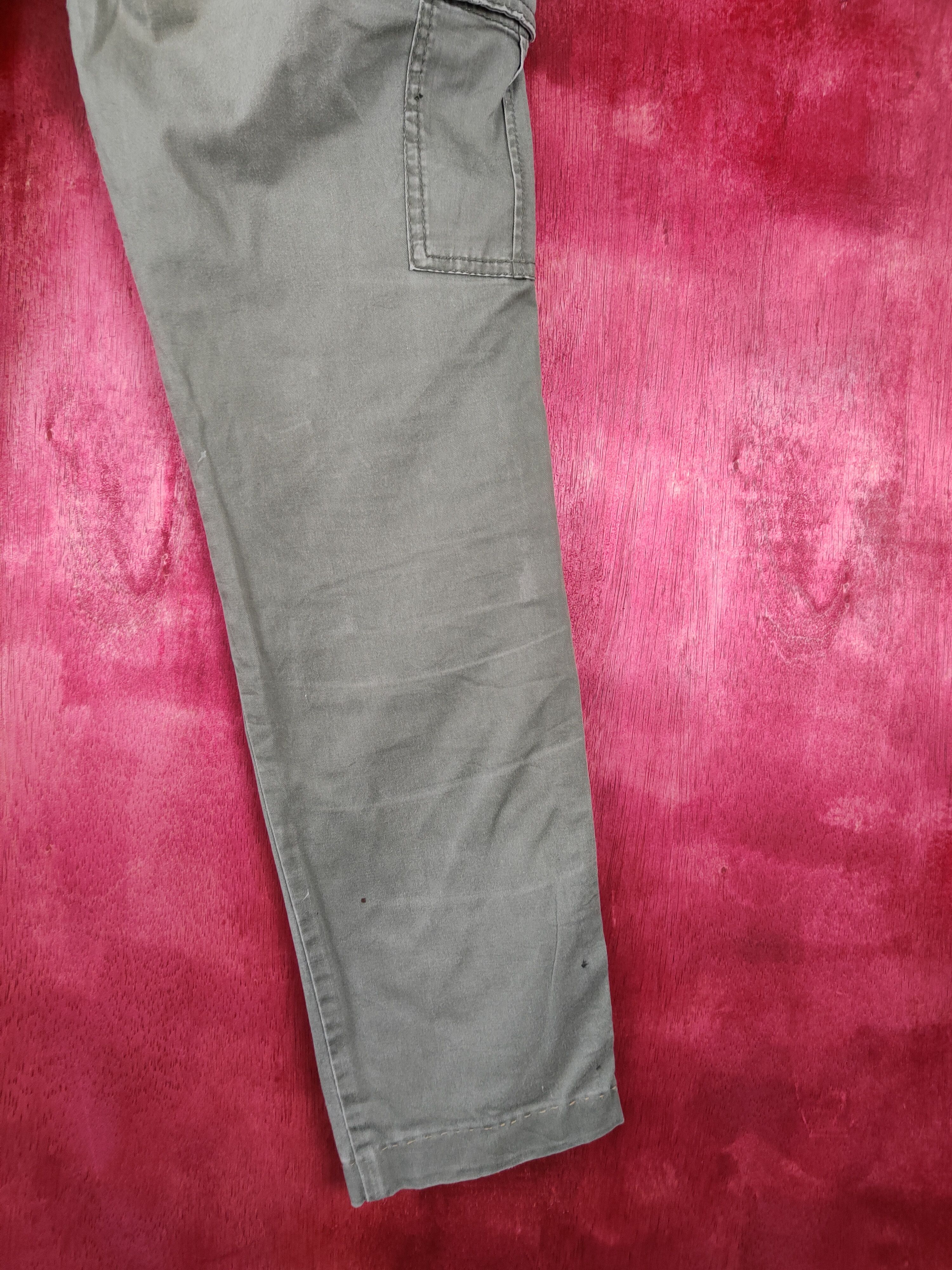 Japanese Brand X'tyle Army Green Multi Pocket Tactical Cargo Pants #S435 Size US 34 / EU 50 - 12 Thumbnail