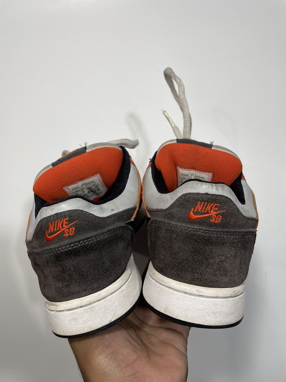 Other Rare Vintage 2007 Nike SB Zoom Air Regime Grey Black🍊 Size US 10 / EU 43 - 8 Thumbnail