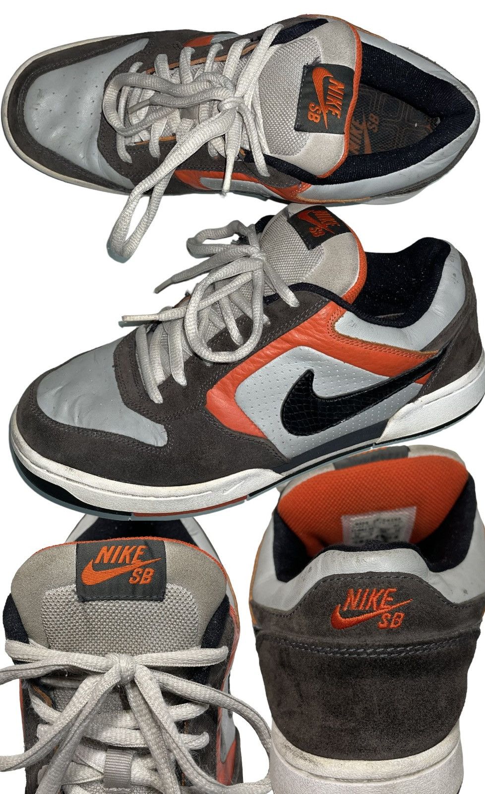 Other Rare Vintage 2007 Nike SB Zoom Air Regime Grey Black🍊 Size US 10 / EU 43 - 1 Thumbnail