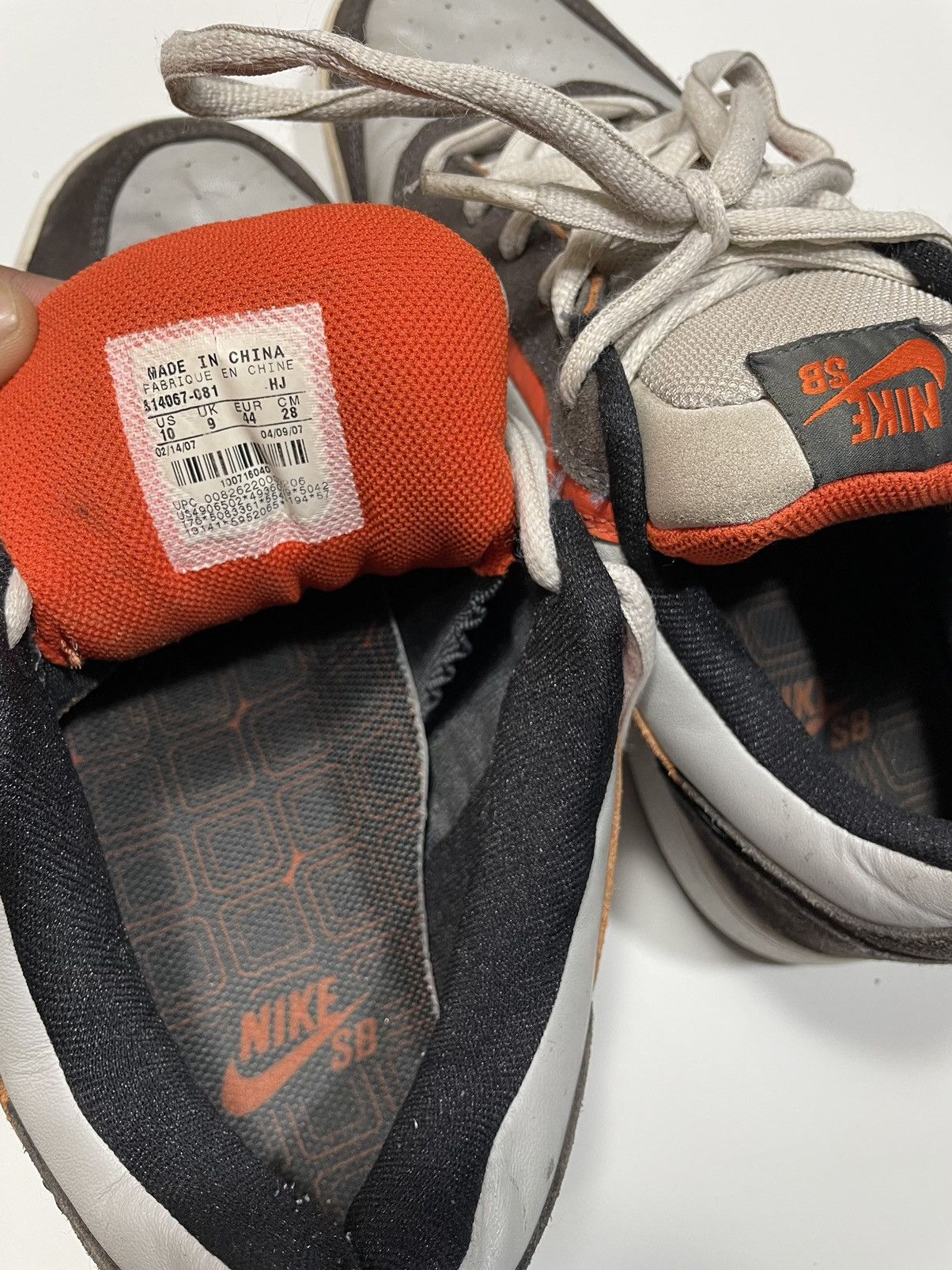 Other Rare Vintage 2007 Nike SB Zoom Air Regime Grey Black🍊 Size US 10 / EU 43 - 12 Thumbnail