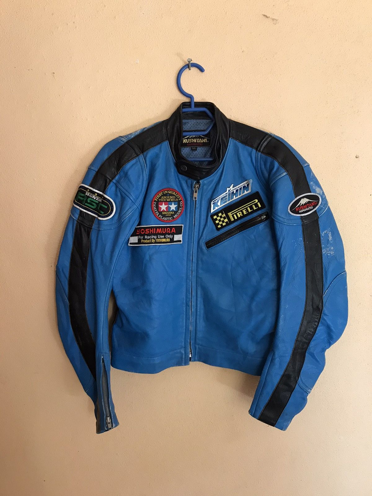 Japanese Brand RARE VTG KUSHITANI HAMAMATSU RACING LEATHER Size US S / EU 44-46 / 1 - 2 Thumbnail
