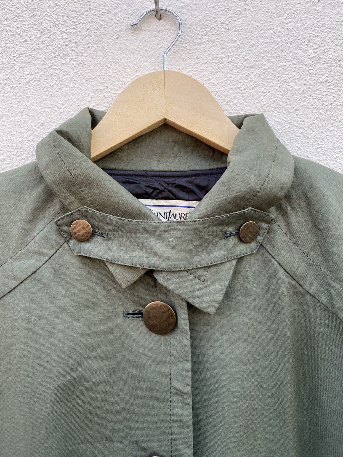 Vintage × Yves Saint Laurent Vintage Yves Saint Laurent YSL trench coat / long jacket Size US M / EU 48-50 / 2 - 8 Thumbnail