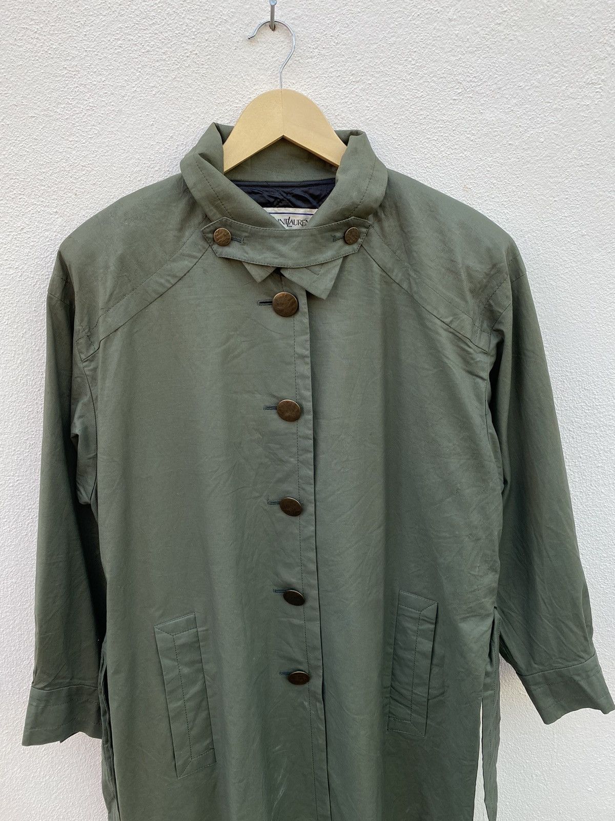 Vintage × Yves Saint Laurent Vintage Yves Saint Laurent YSL trench coat / long jacket Size US M / EU 48-50 / 2 - 4 Thumbnail