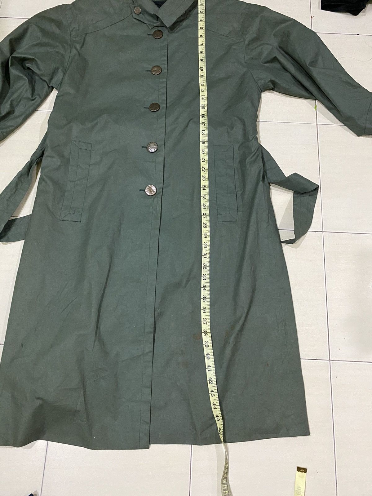Vintage × Yves Saint Laurent Vintage Yves Saint Laurent YSL trench coat / long jacket Size US M / EU 48-50 / 2 - 16 Thumbnail