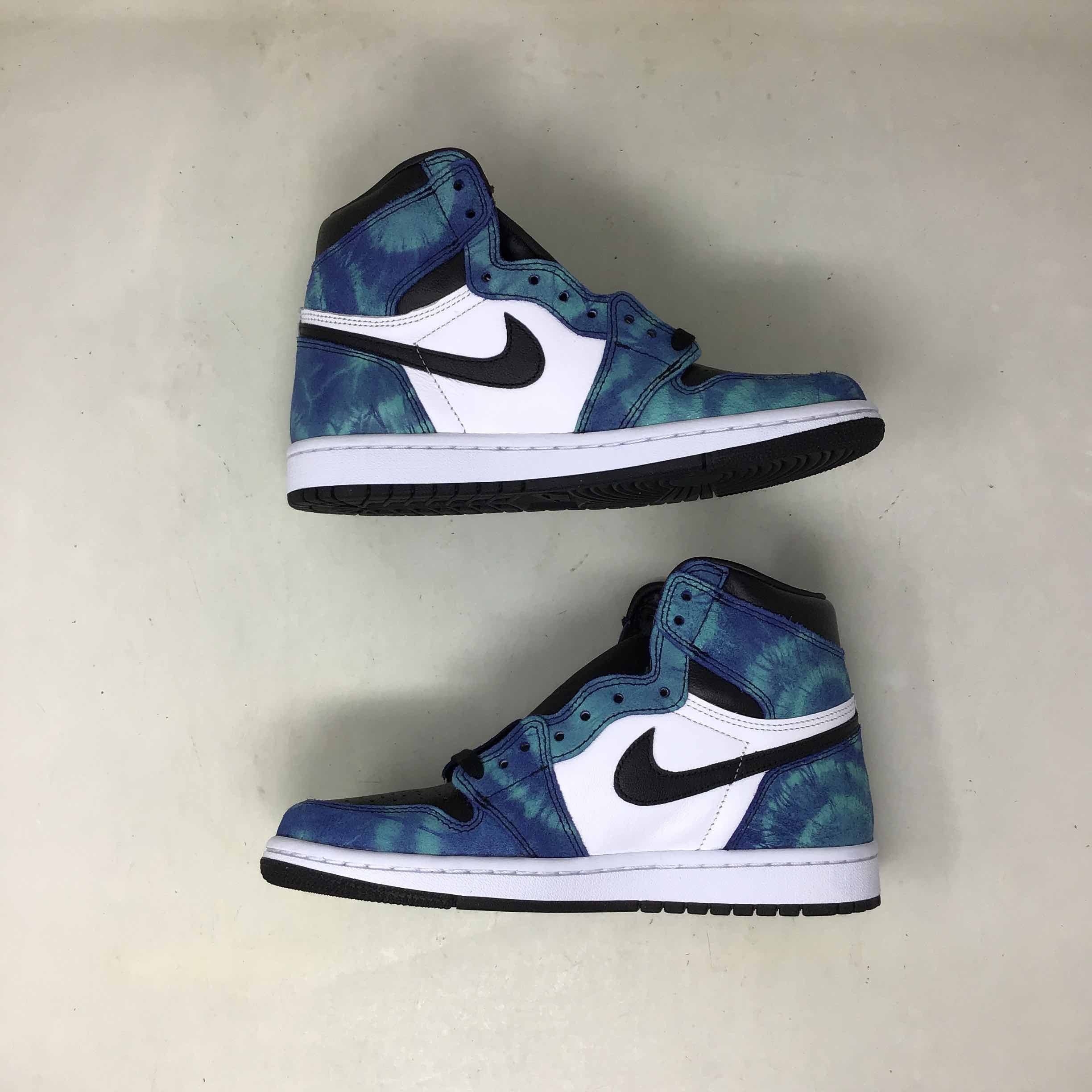 wmns air jordan 1 high og tie dye