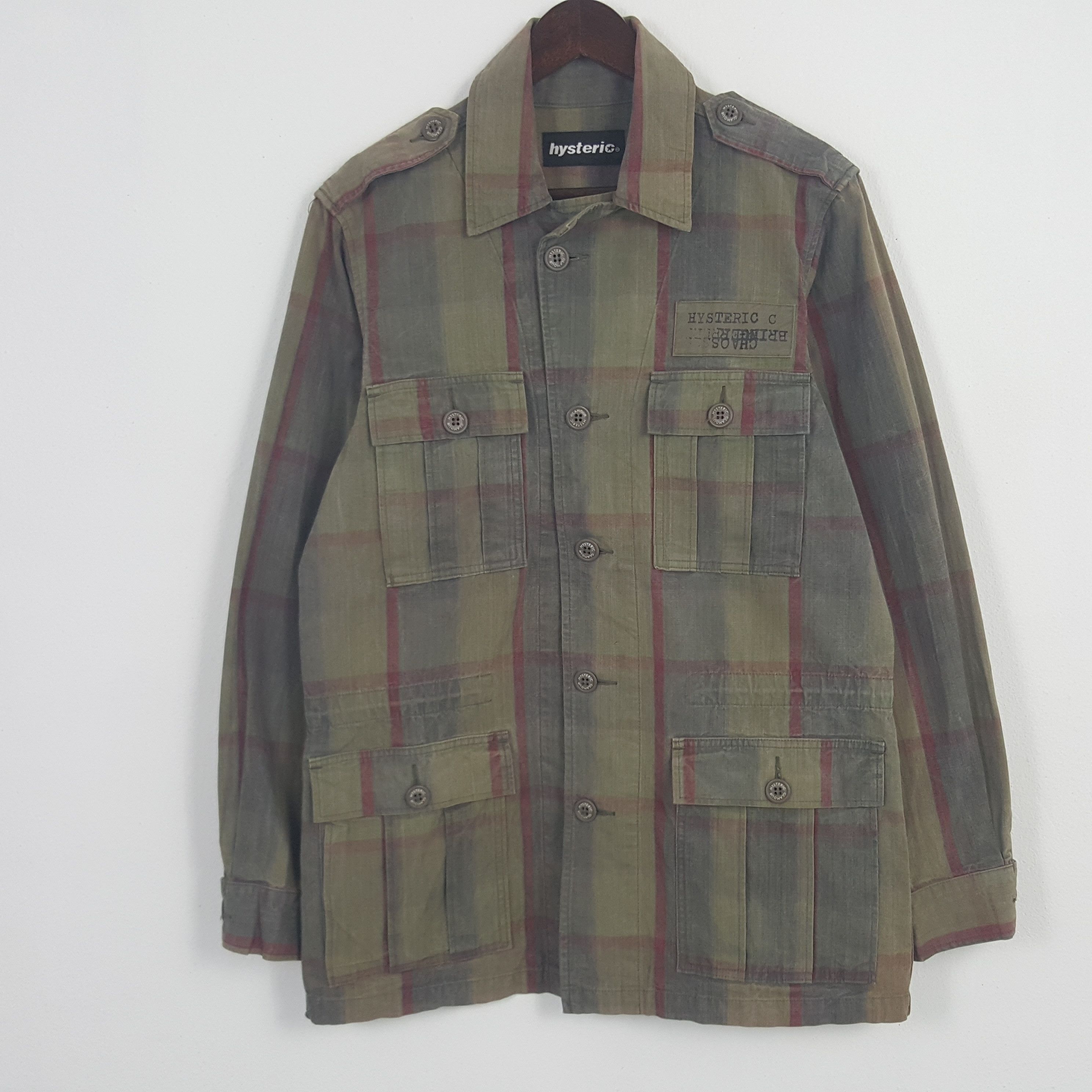 Hysteric Glamour × Vintage Vintage Hysteric Glamour Custom SpellOut Logo Striped Jacket Size US M / EU 48-50 / 2 - 3 Thumbnail