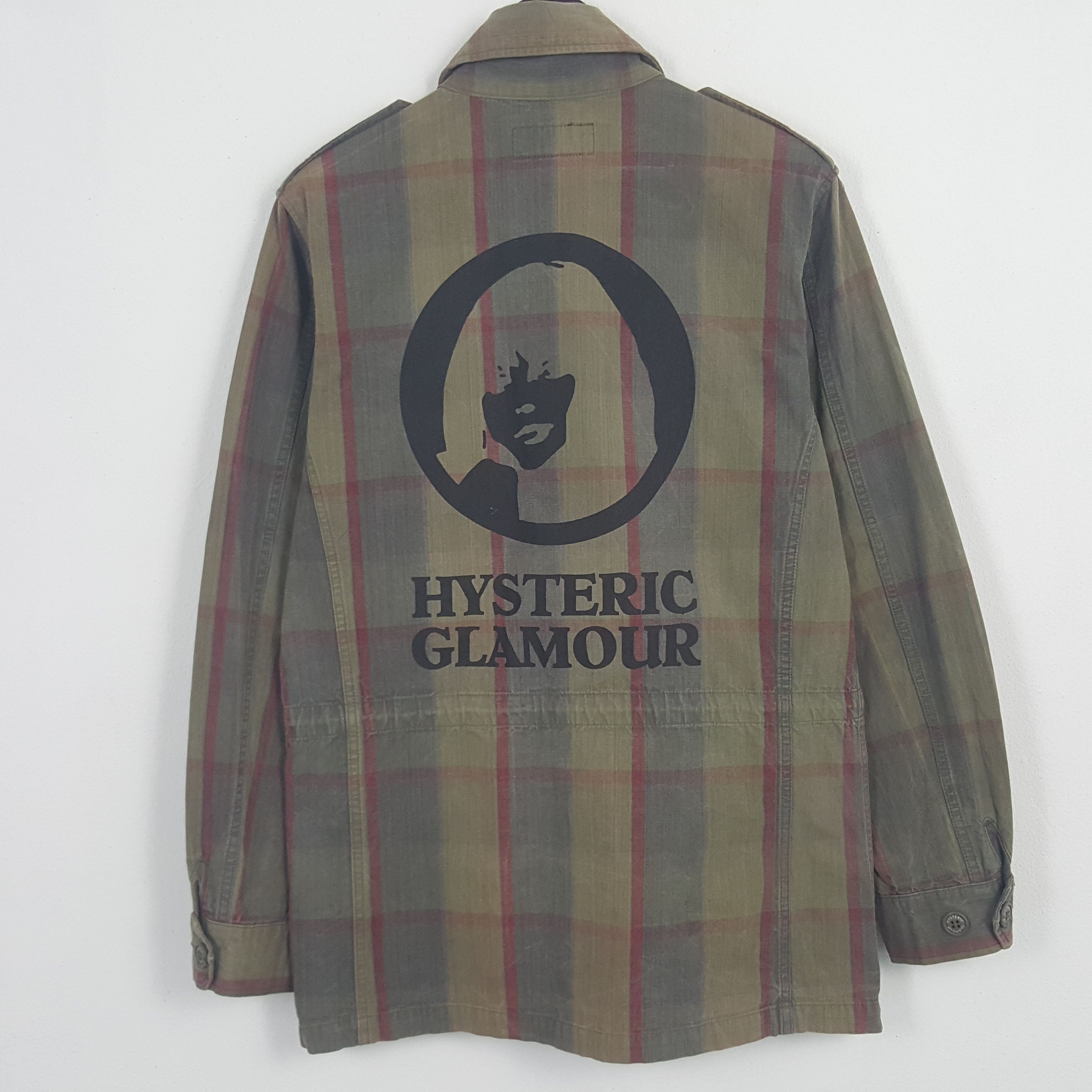 Hysteric Glamour × Vintage Vintage Hysteric Glamour Custom SpellOut Logo Striped Jacket Size US M / EU 48-50 / 2 - 1 Thumbnail