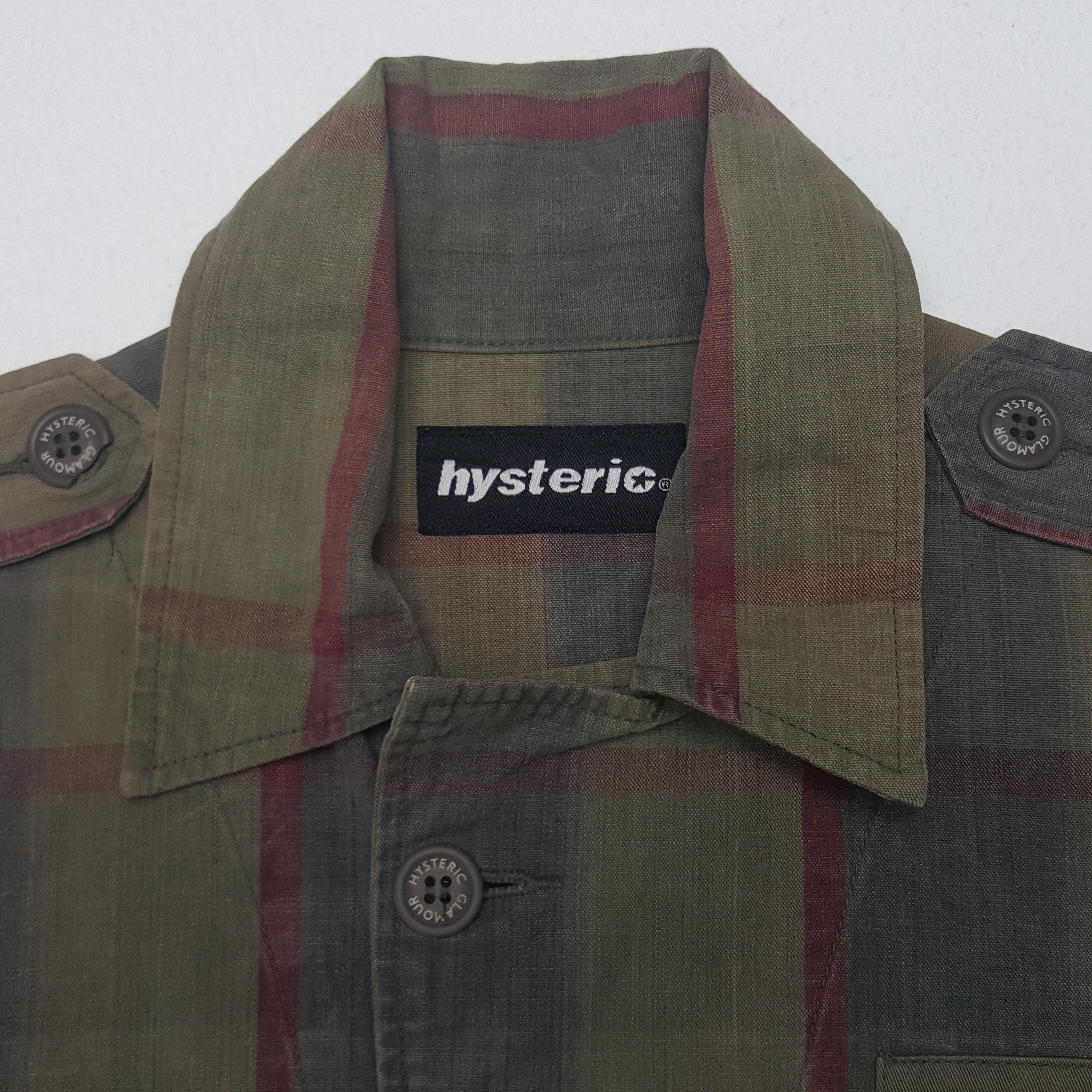 Hysteric Glamour × Vintage Vintage Hysteric Glamour Custom SpellOut Logo Striped Jacket Size US M / EU 48-50 / 2 - 5 Thumbnail