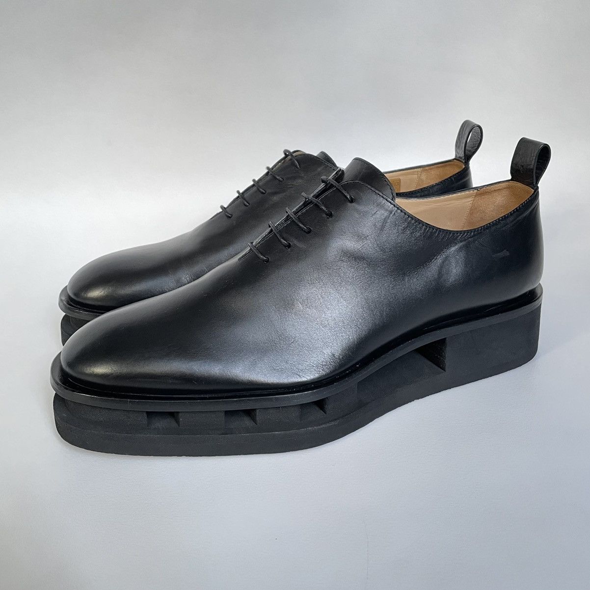 Jil Sander Cut Out Creeper Sole Oxford Shoes Size US 11 / EU 44 - 2 Thumbnail