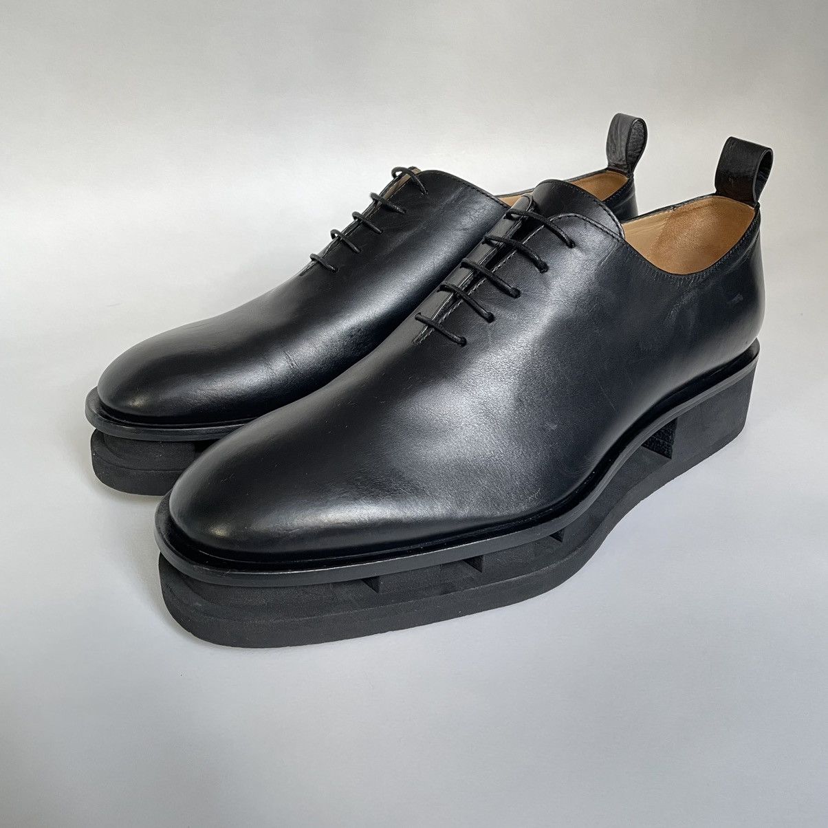 Jil Sander Cut Out Creeper Sole Oxford Shoes Size US 11 / EU 44 - 12 Thumbnail