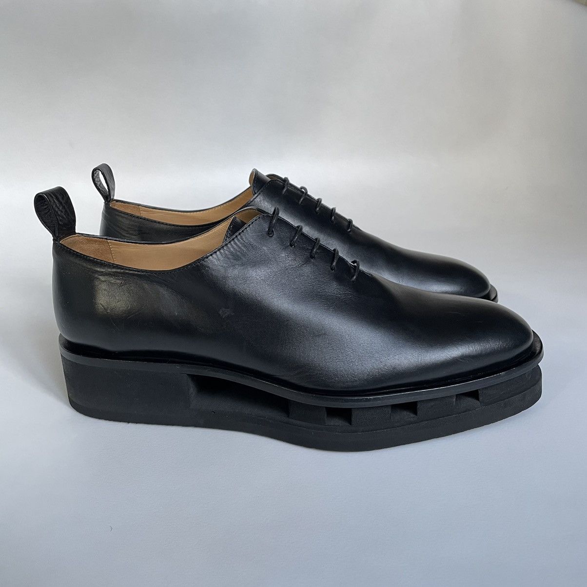Jil Sander Cut Out Creeper Sole Oxford Shoes Size US 11 / EU 44 - 3 Thumbnail