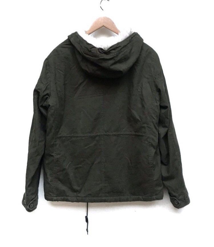 Japanese Brand × Vintage 🔥Confirm Winter Jacket Faux Fur Inside With Hoodies Size US M / EU 48-50 / 2 - 2 Thumbnail