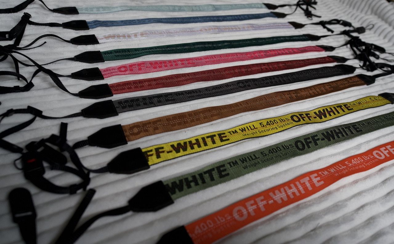 Other Off White Industrial Belt Camera Strap 100% Authentic Size ONE SIZE - 4 Thumbnail