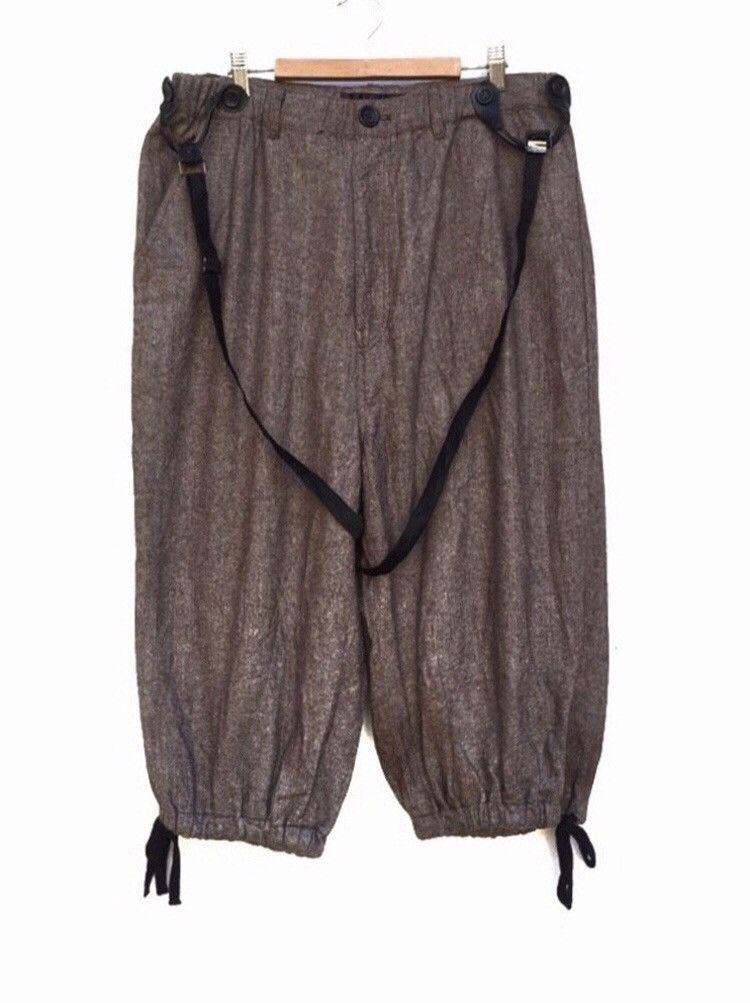 Japanese Brand 🔥Rovtski Cropped Suspenders Pants Size US 31 - 2 Thumbnail