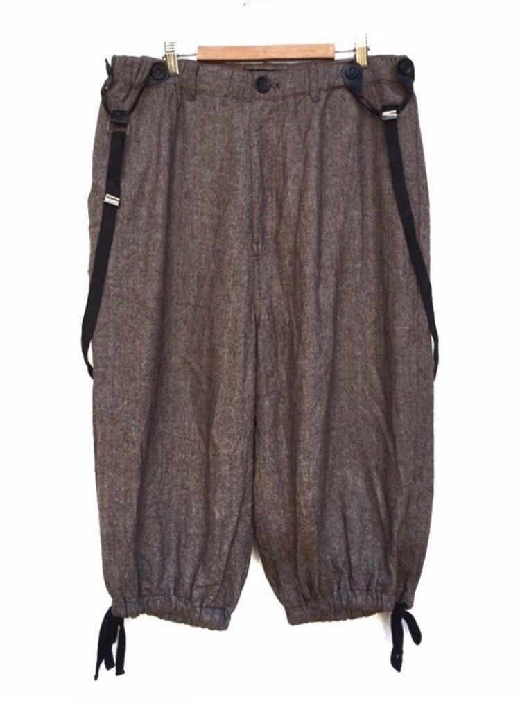 🔥Rovtski Cropped Suspenders Pants