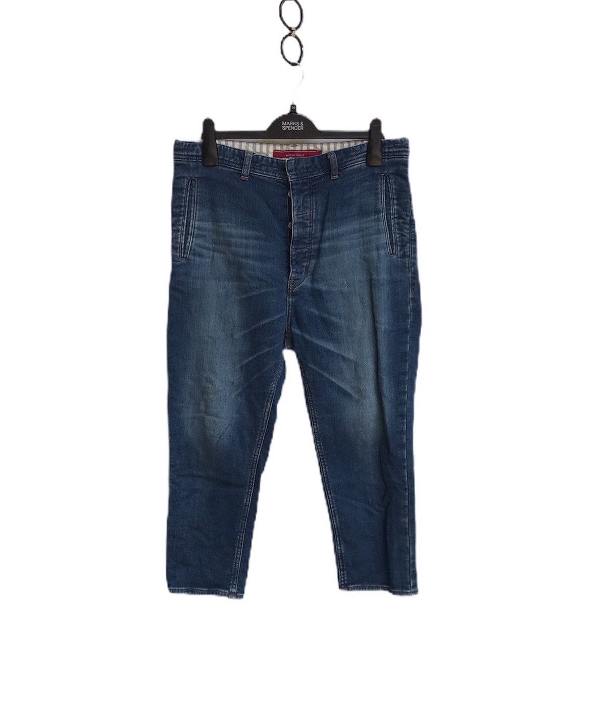Japanese Brand × Vintage 🔥Wafflish Waffle Nice Styles Jeans Size US 32 / EU 48 - 1 Thumbnail