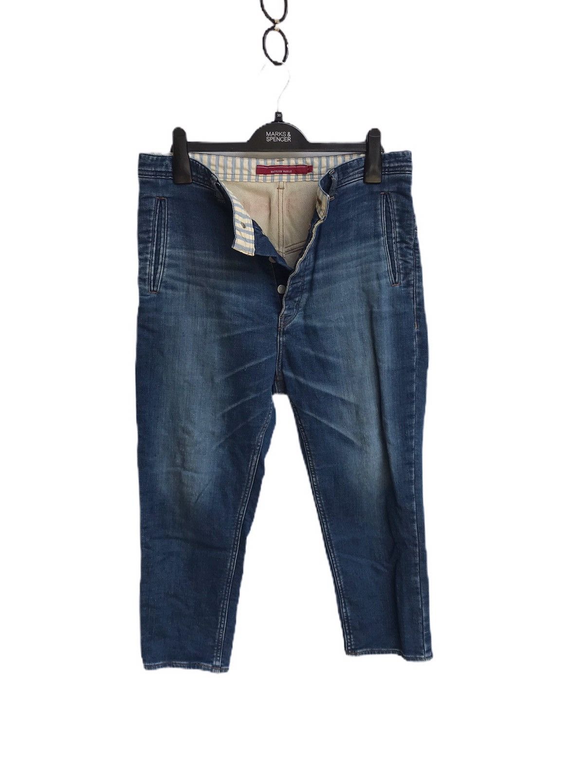 Japanese Brand × Vintage 🔥Wafflish Waffle Nice Styles Jeans Size US 32 / EU 48 - 3 Thumbnail