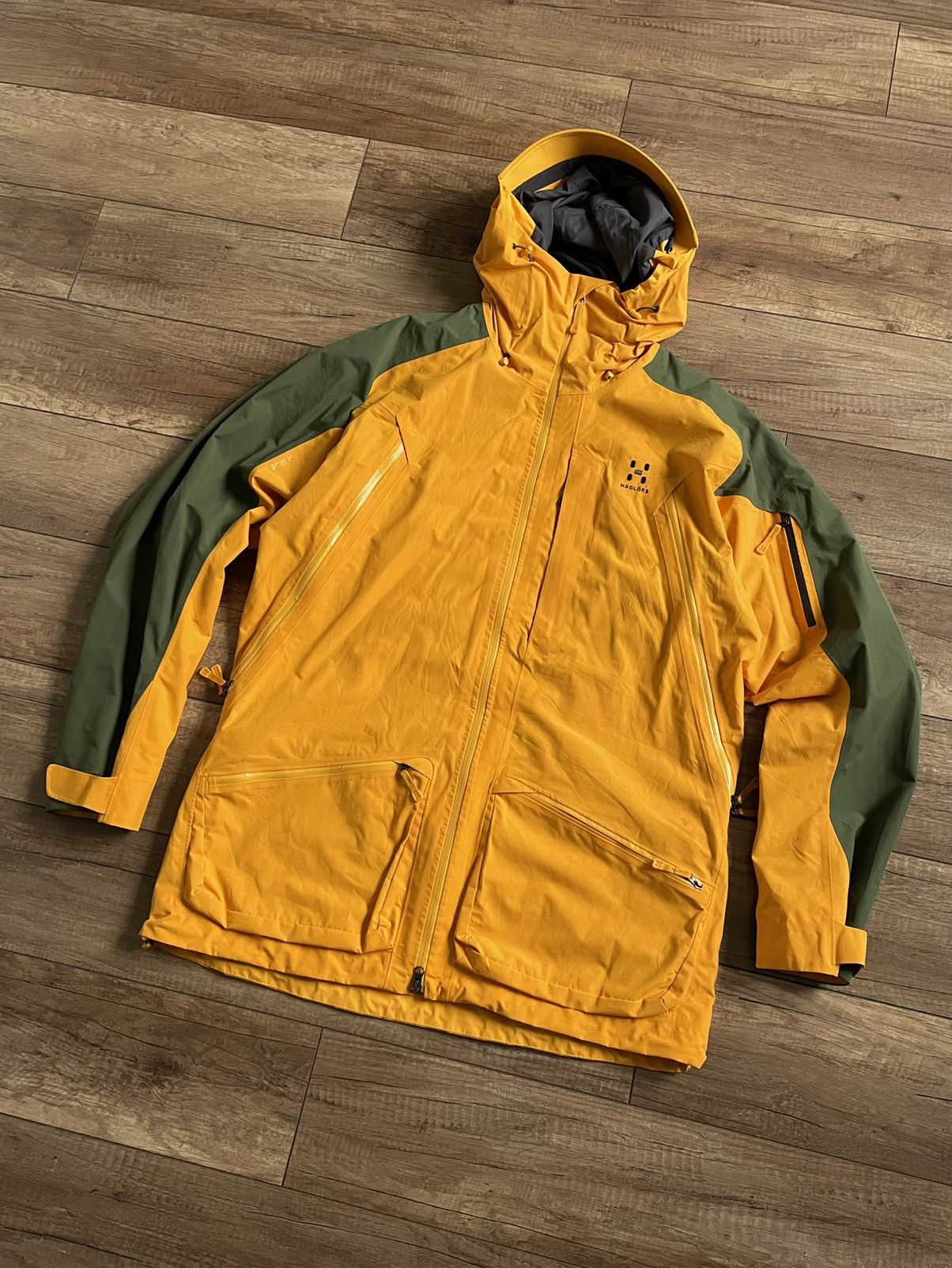 Goretex Haglofs Long Chute Snowboarding Ski GoreTex Shell Jacket Size US XL / EU 56 / 4 - 2 Thumbnail