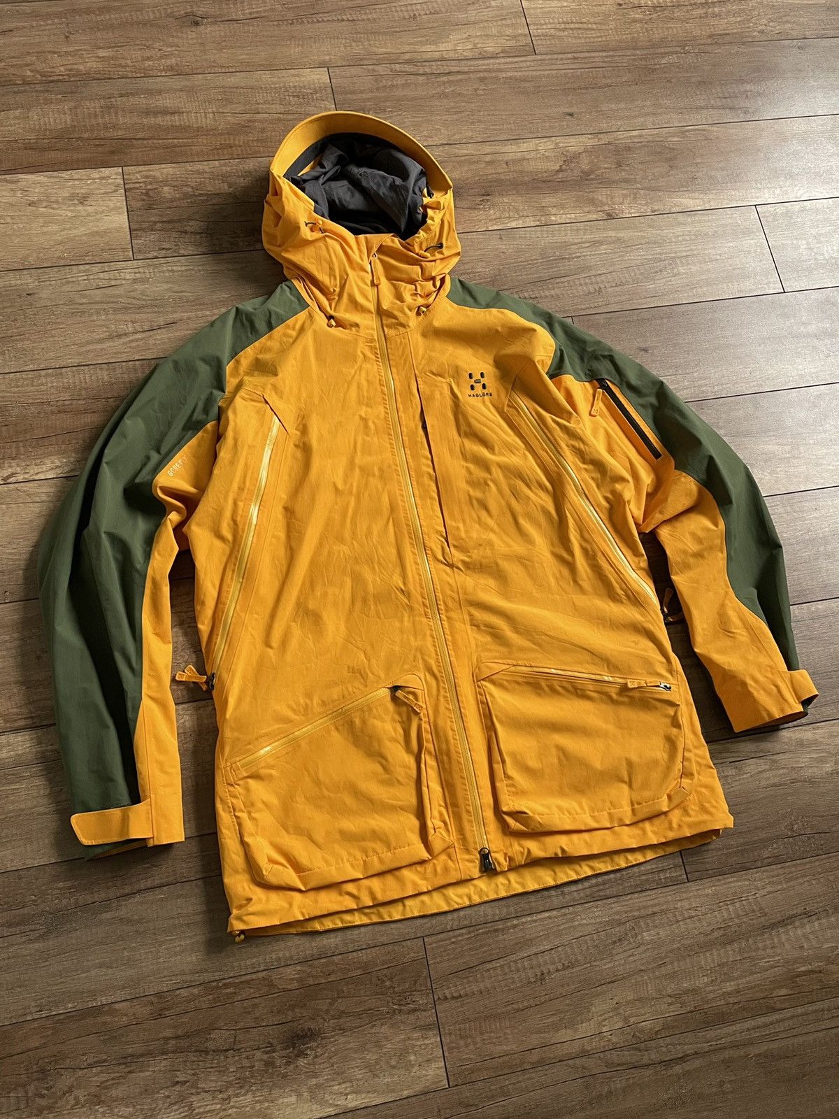 Goretex Haglofs Long Chute Snowboarding Ski GoreTex Shell Jacket Size US XL / EU 56 / 4 - 3 Thumbnail
