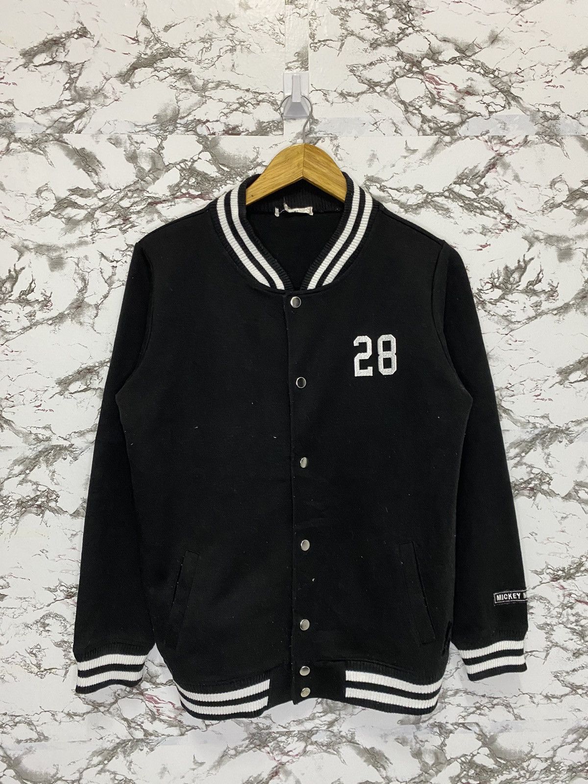 Disney × Vintage Mickey Mouse Spell Out Varsity Jacket Size US M / EU 48-50 / 2 - 2 Thumbnail