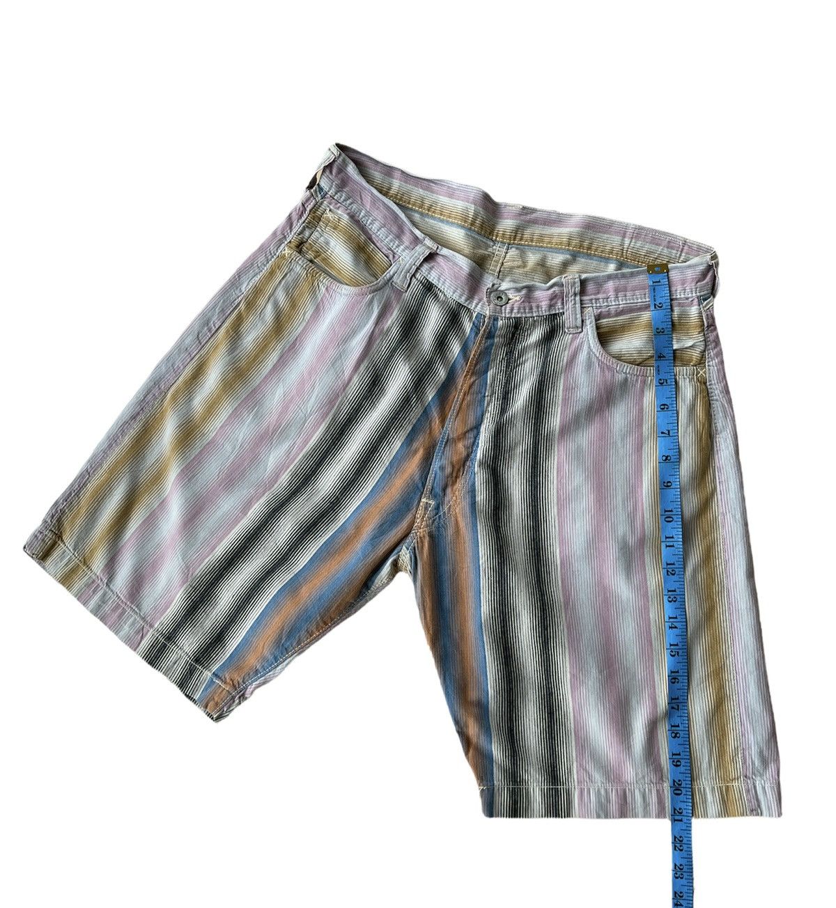 Evisu Rare Evisu Yamane Deluxe Hayaoki Short multicolour Size US 34 / EU 50 - 12 Thumbnail