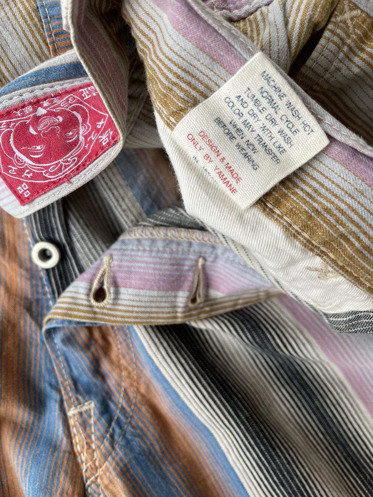 Evisu Rare Evisu Yamane Deluxe Hayaoki Short multicolour Size US 34 / EU 50 - 10 Thumbnail