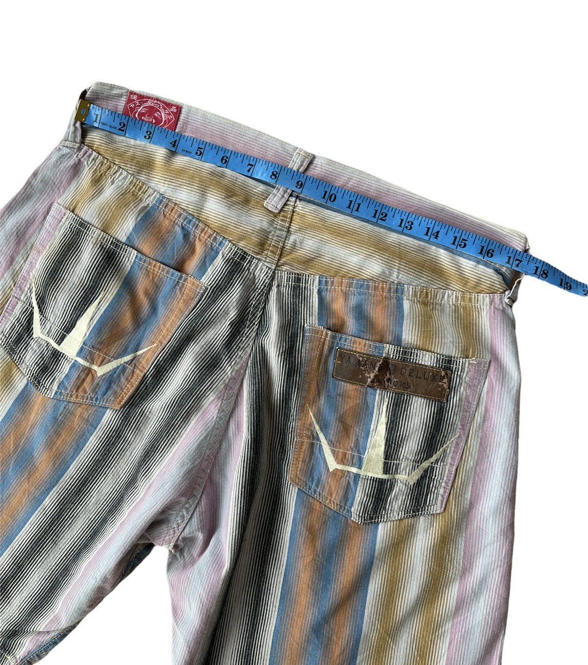 Evisu Rare Evisu Yamane Deluxe Hayaoki Short multicolour Size US 34 / EU 50 - 11 Thumbnail