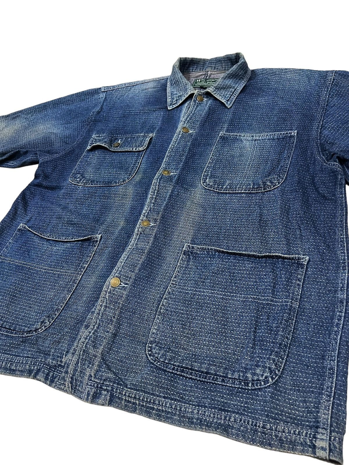 Indigo SICK🔥Indigo Dyed Wabash Sun Faded 4 Pocket Worker Denim Grailed