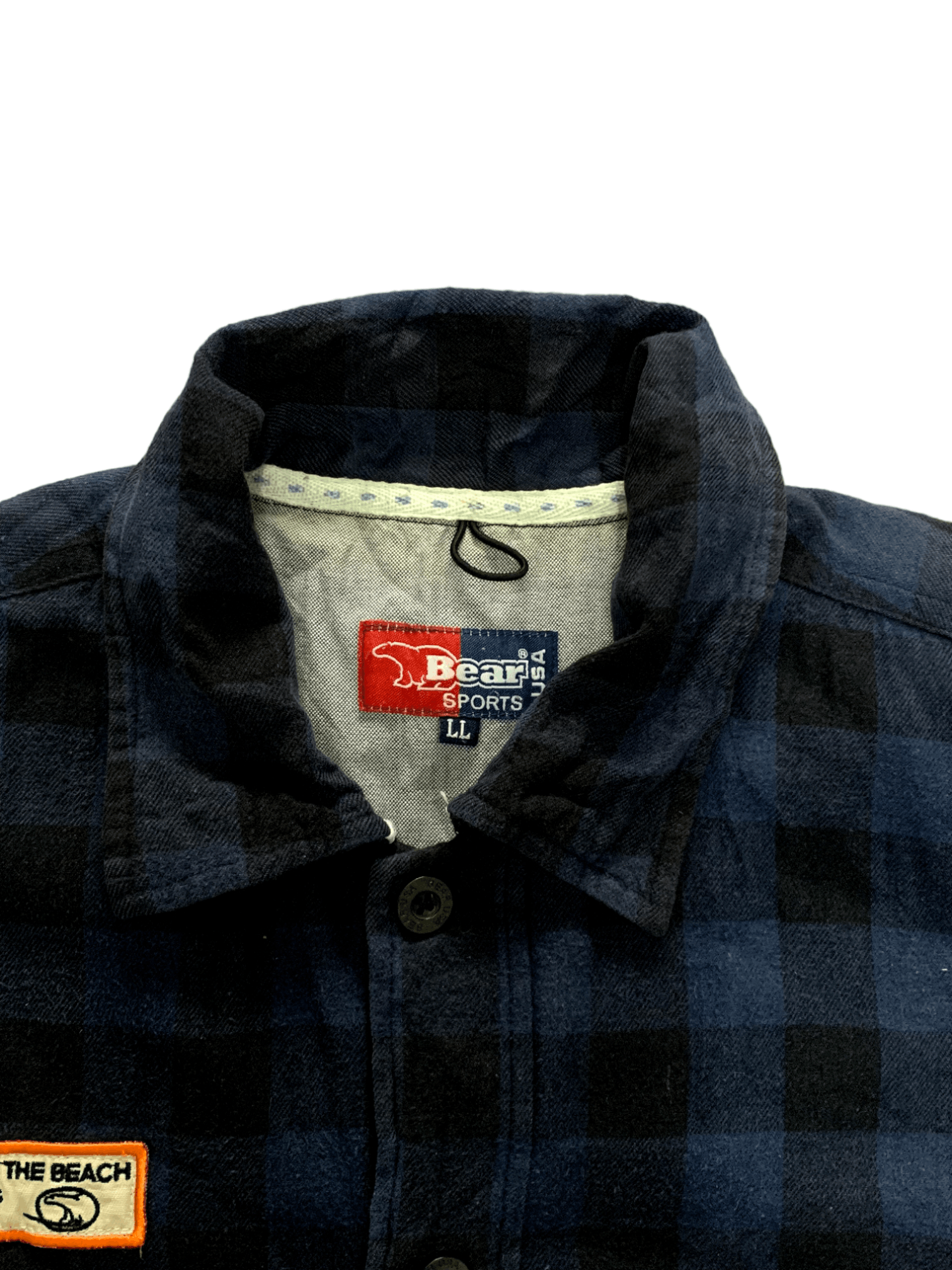 Japanese Brand Vintage Bear USA Checkered Flannel Shirt Button Ups Size US L / EU 52-54 / 3 - 6 Thumbnail