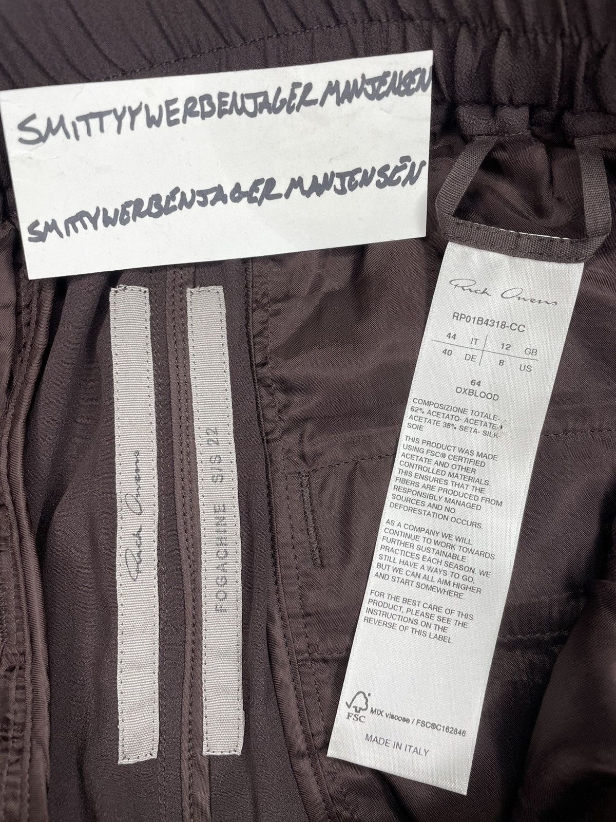 Rick Owens Rick Owens Mainline Fogachine SS 22 Pants Size 30" / US 8 / IT 44 - 5 Thumbnail