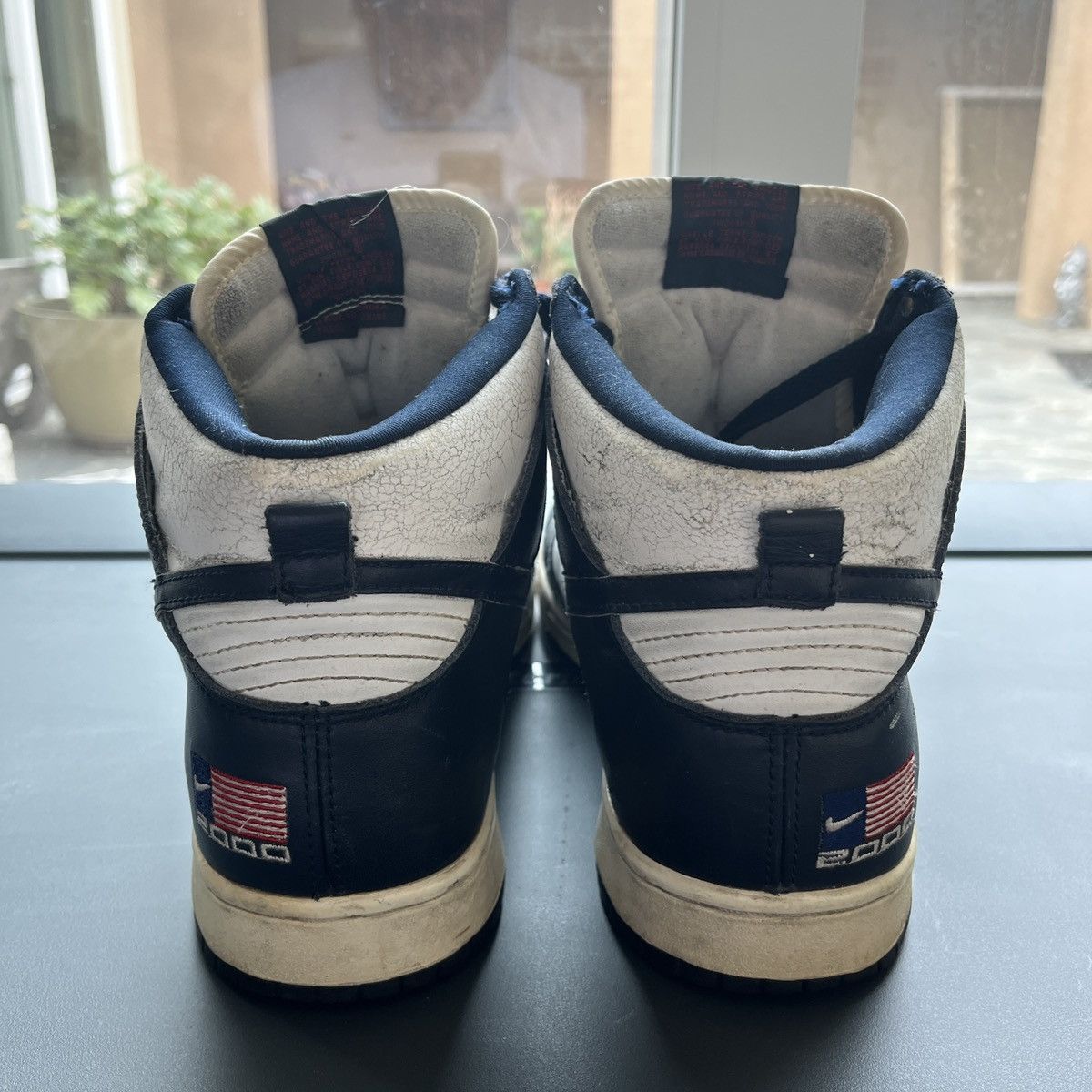 Nike Nike Dunk High Team USA 2000 Olympics 10.5 Size US 10.5 / EU 43-44 - 4 Thumbnail