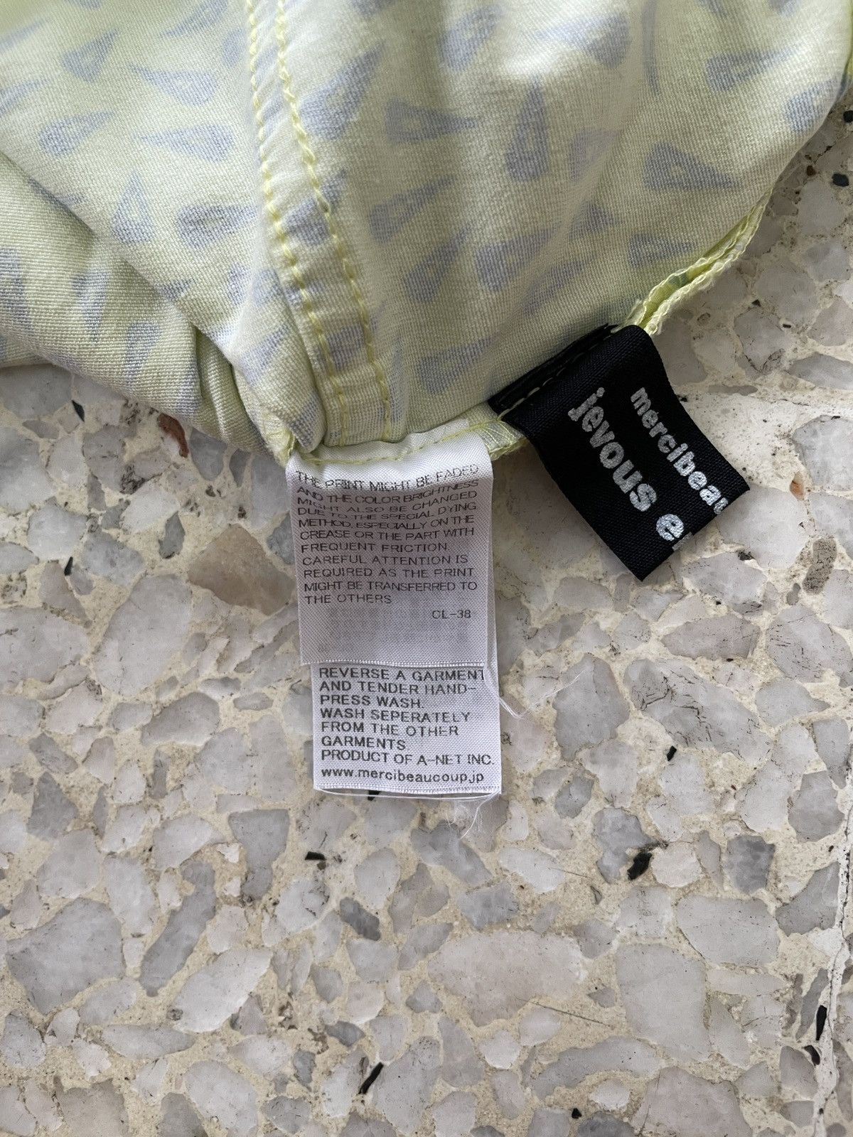 Japanese Brand Mercibeaucoup drop crotch Size 31" - 8 Thumbnail