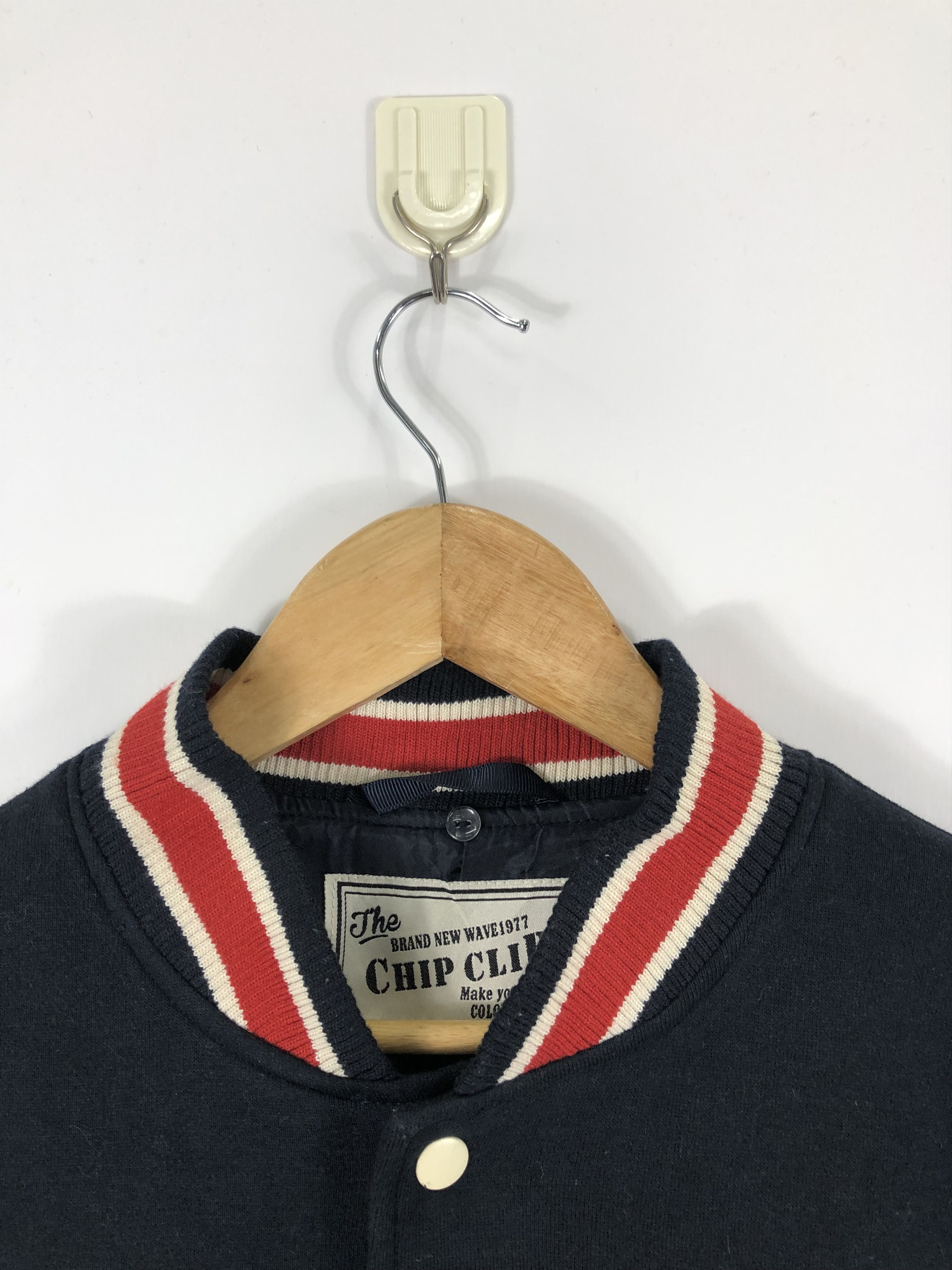 Other Vintage 90s Embroidery Big Logo Leather Varsity Jacket V0288 Size US M / EU 48-50 / 2 - 5 Thumbnail