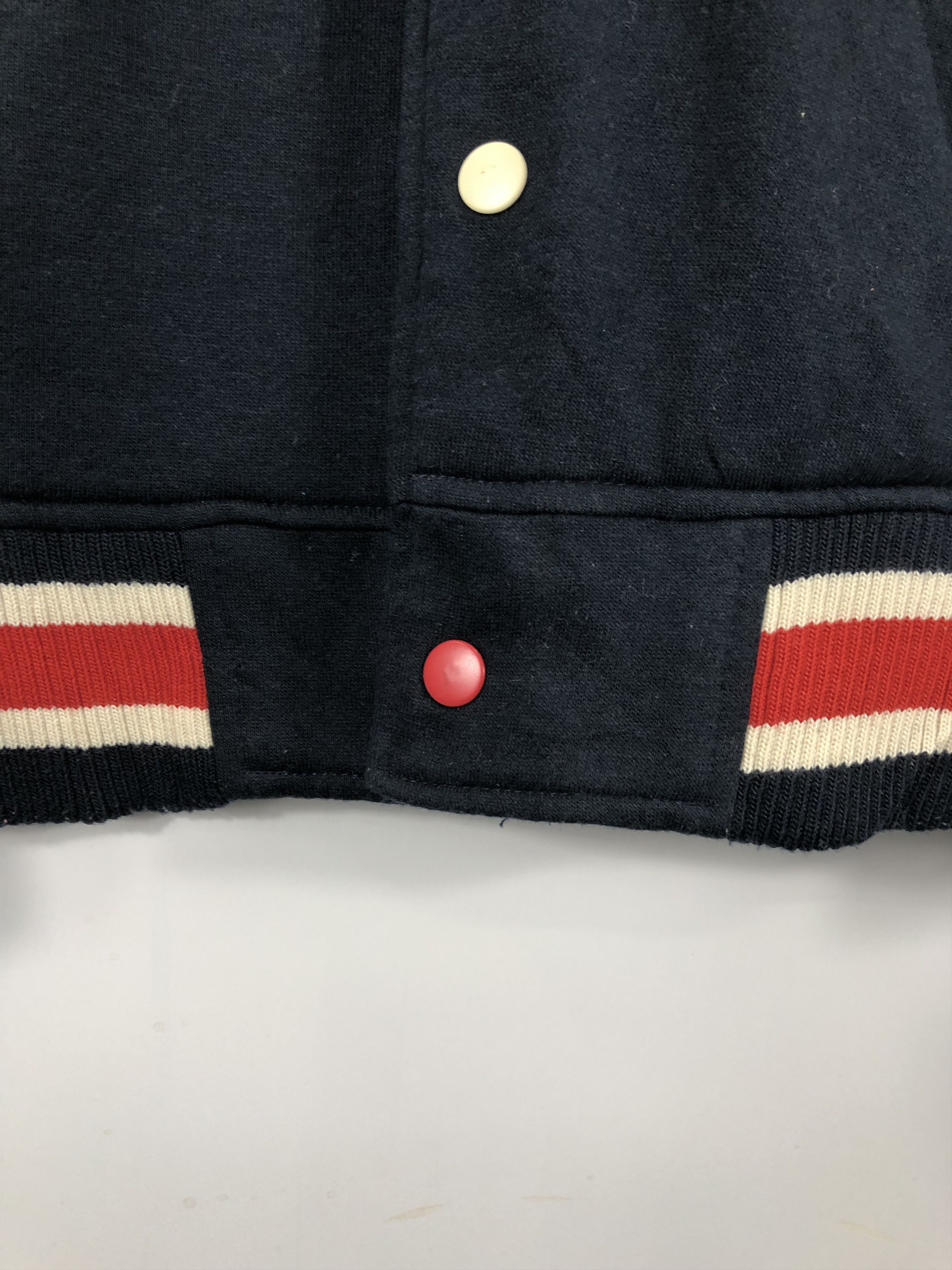 Other Vintage 90s Embroidery Big Logo Leather Varsity Jacket V0288 Size US M / EU 48-50 / 2 - 8 Thumbnail